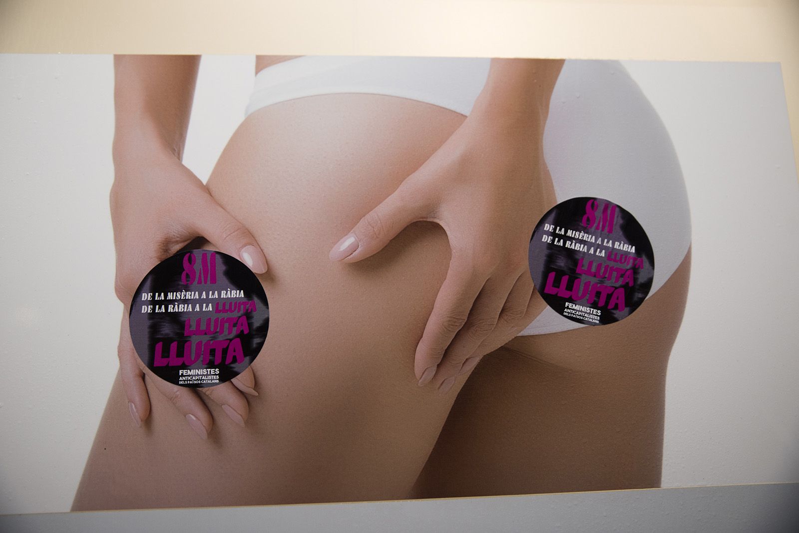 Manifestació 8M. FOTO: Bernat Millet.