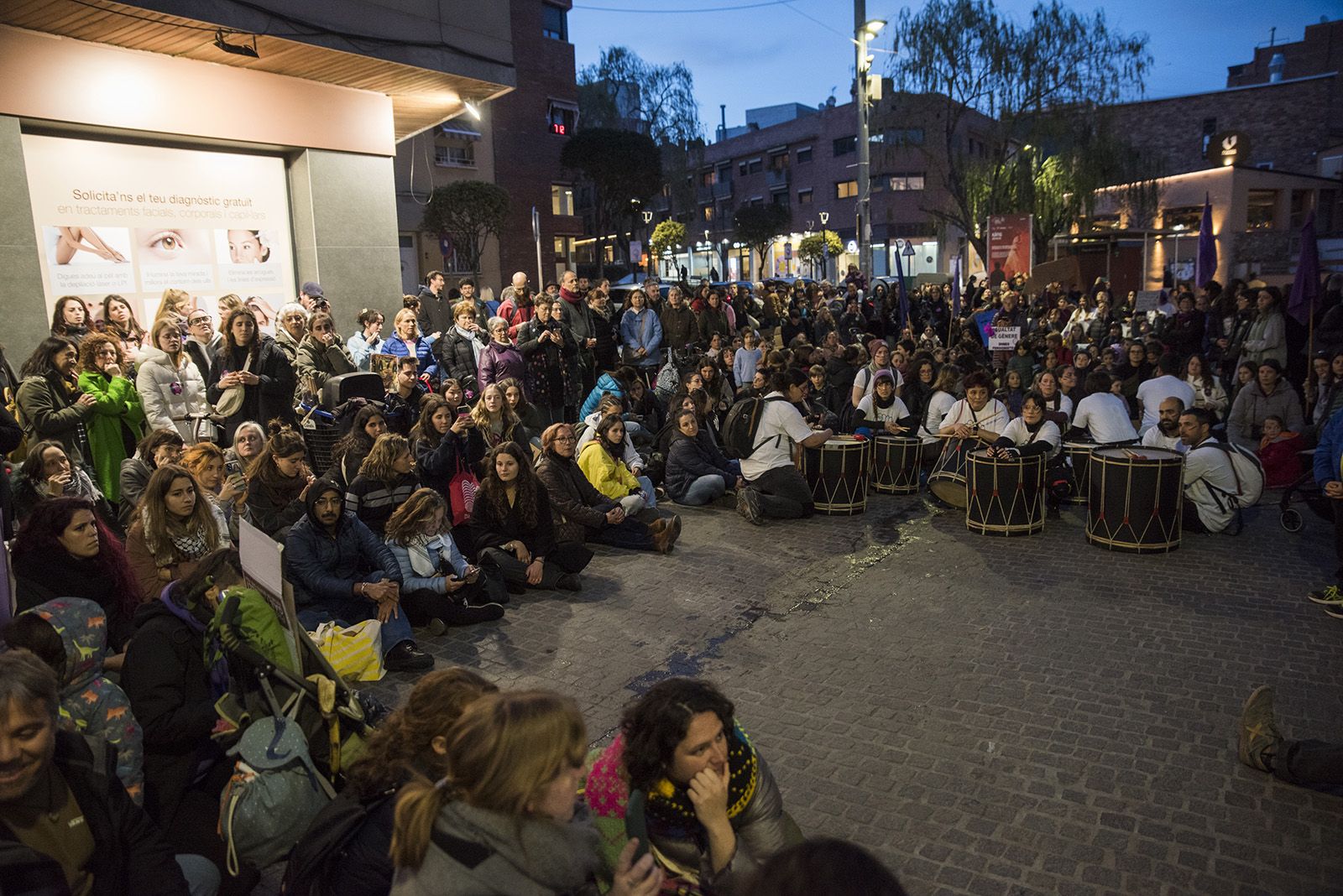 Manifestació 8M. FOTO: Bernat Millet.