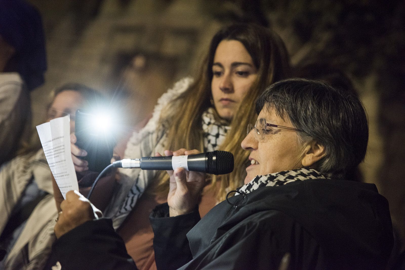 Manifestació 8M. FOTO: Bernat Millet.