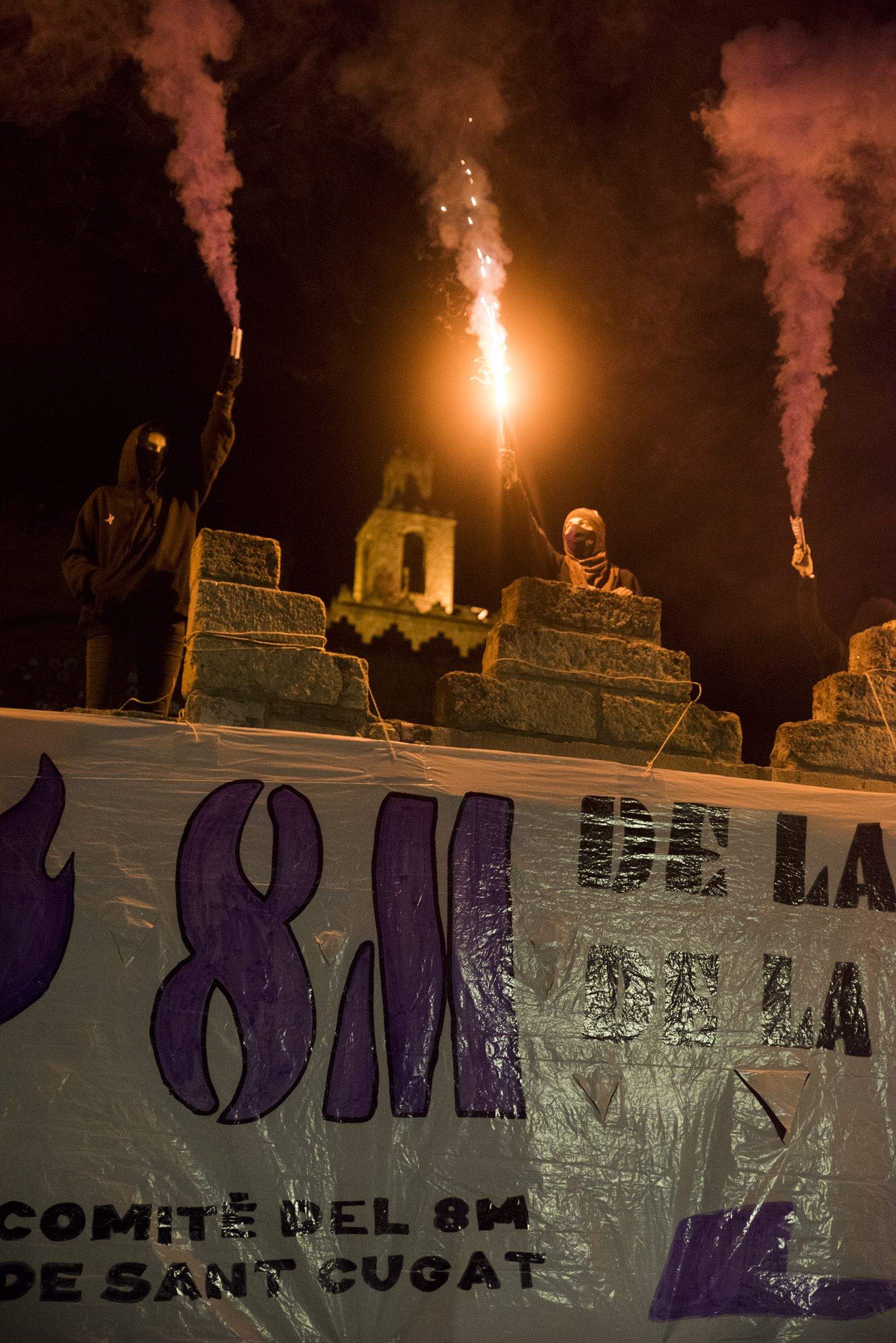 Manifestació 8M. FOTO: Bernat Millet.