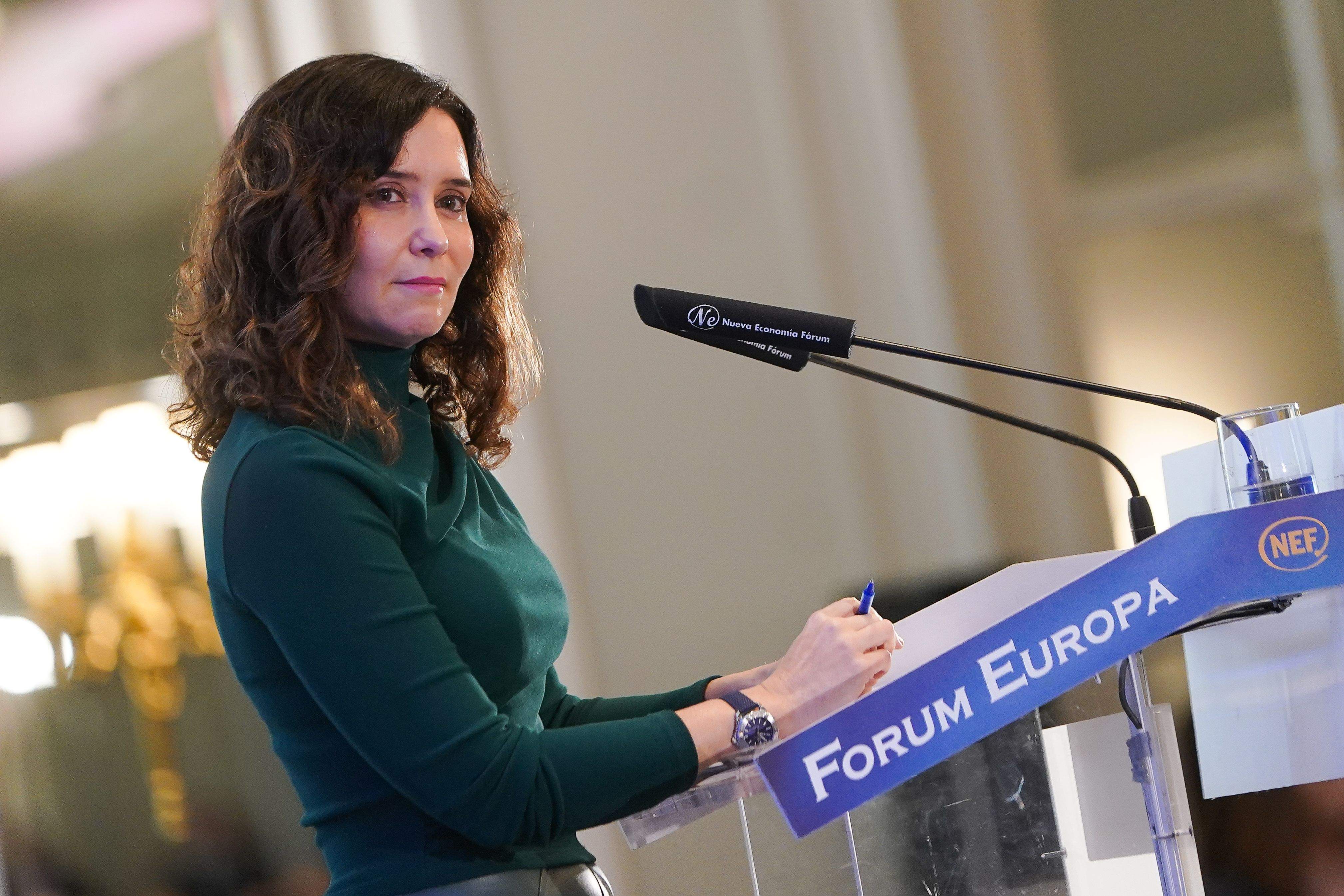 Isabel Diaz Ayuso, presidenta de la Comunitat de Madrid FOTO: ACN