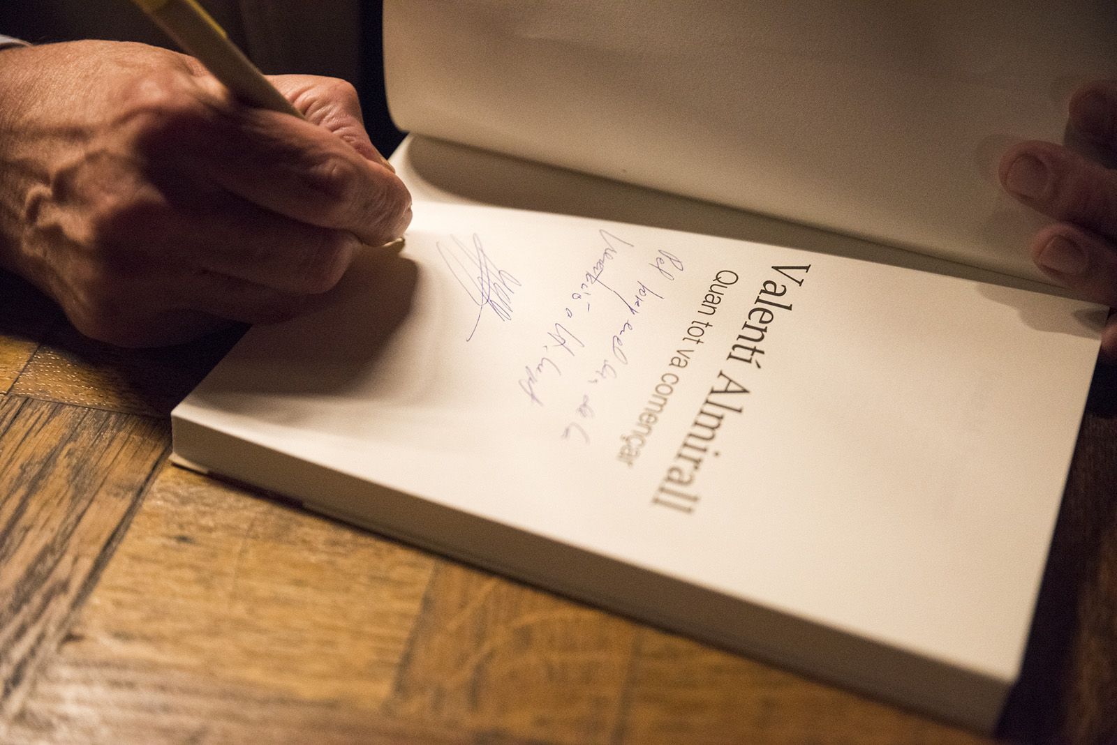 Presentació del llibre 'Valentí Almirall. Quan tot va començar.' de Josep Maria Figueres. FOTO: Bernat Millet.