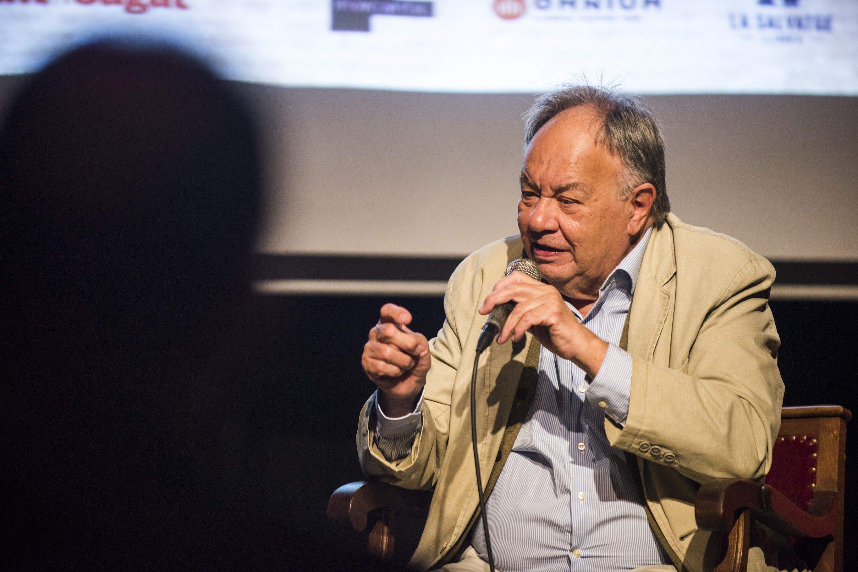 Josep M. Figueres durant la presentació del llibre FOTO: Bernat Millet (TOT Sant Cugat)