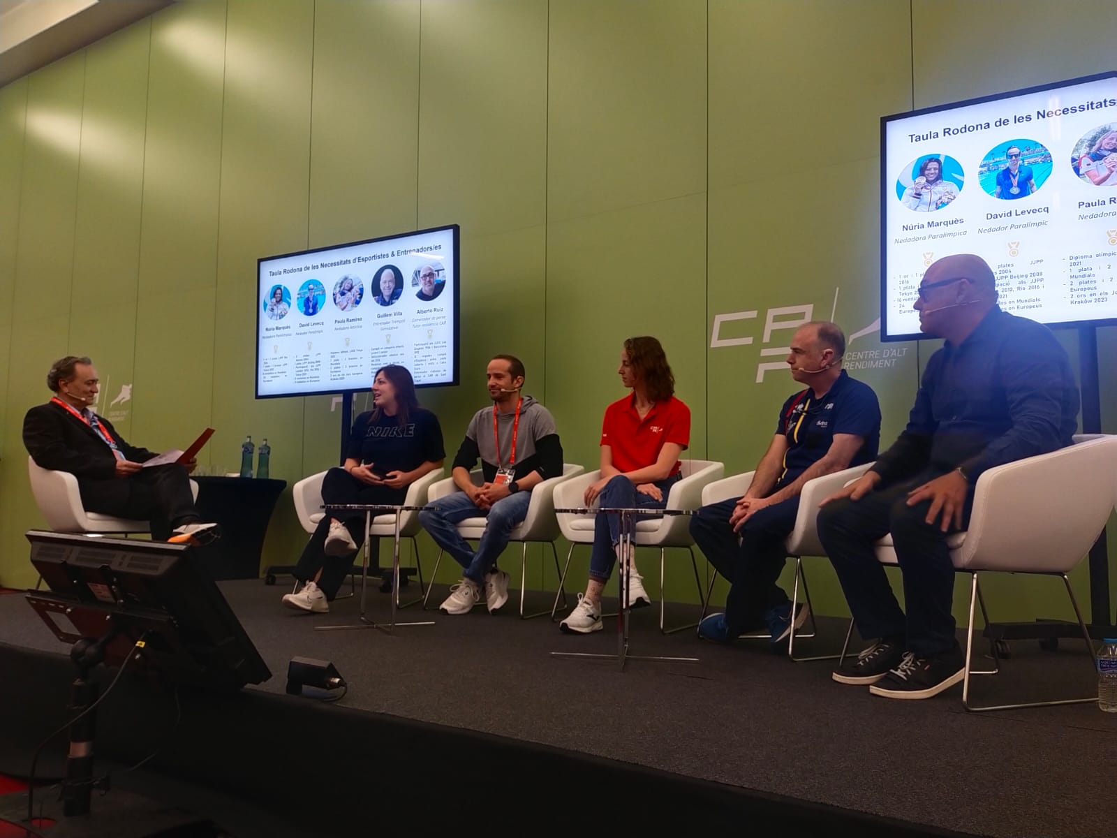 Taula rodona amb esportistes del CAR Sant Cugat per analitzar els pròxims Jocs Olímpics, celebrats a París 2024