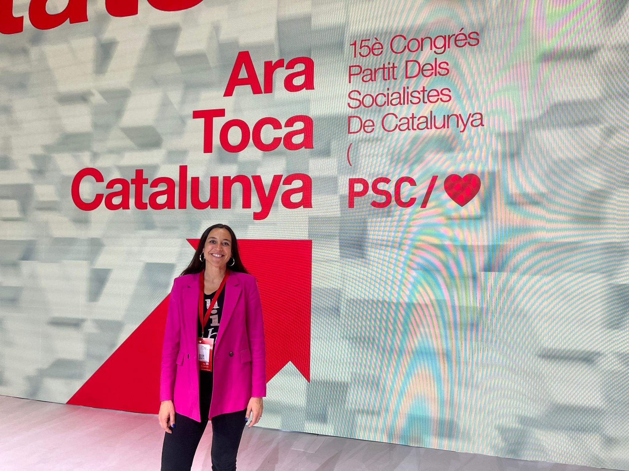 Elena Vila, al congrés del PSC FOTO: Cedida