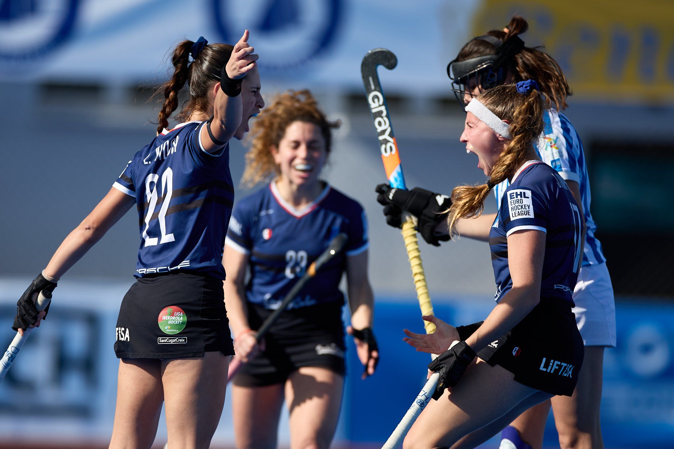 El Junior FC femení certifica la seva plaça per la Final Four. Foto: Twitter @rfe_hockey