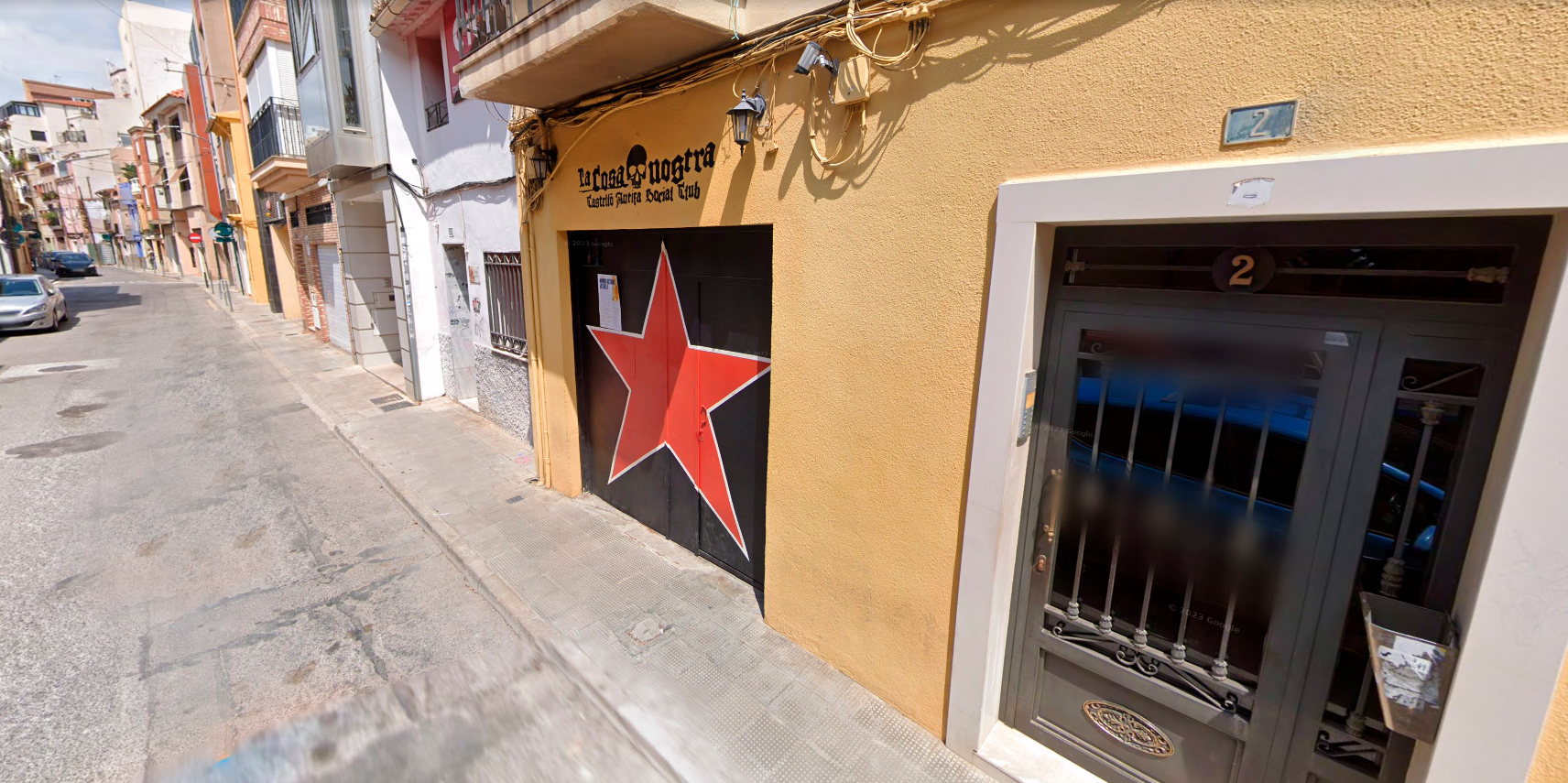 L'entrada al casal antifeixista de Castelló de la Plana FOTO: Google Maps