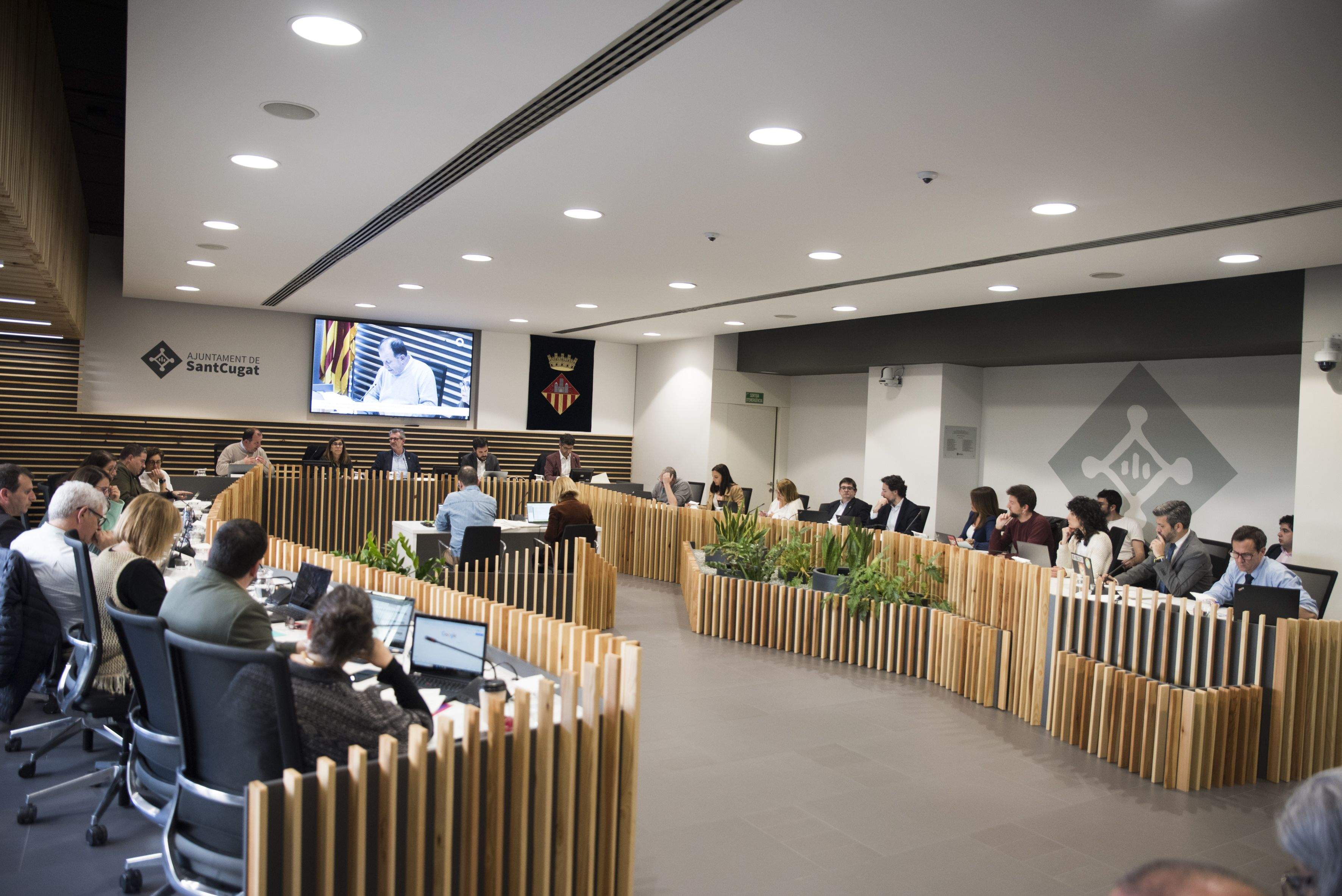 El ple municipal. FOTO: Bernat Millet