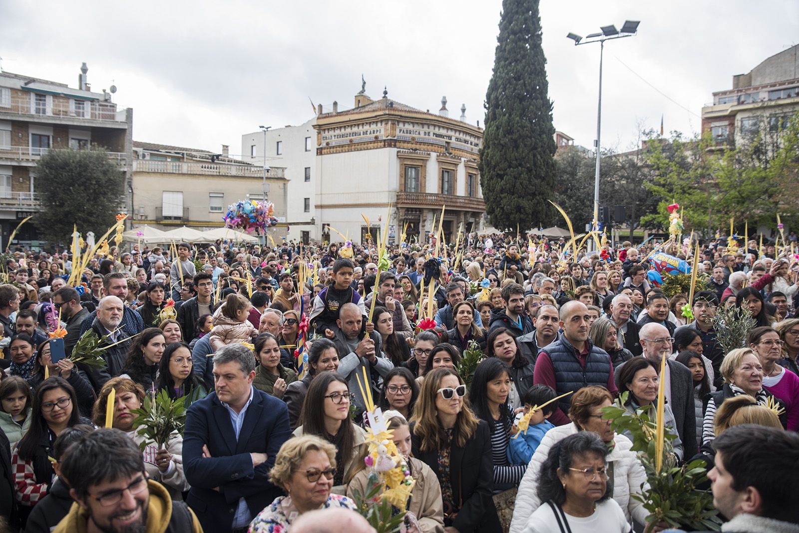 Benedicció de Diumenge de Rams. FOTO: Bernat Millet.