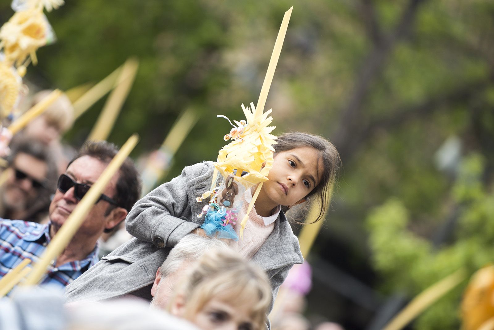 Benedicció de Diumenge de Rams. FOTO: Bernat Millet.