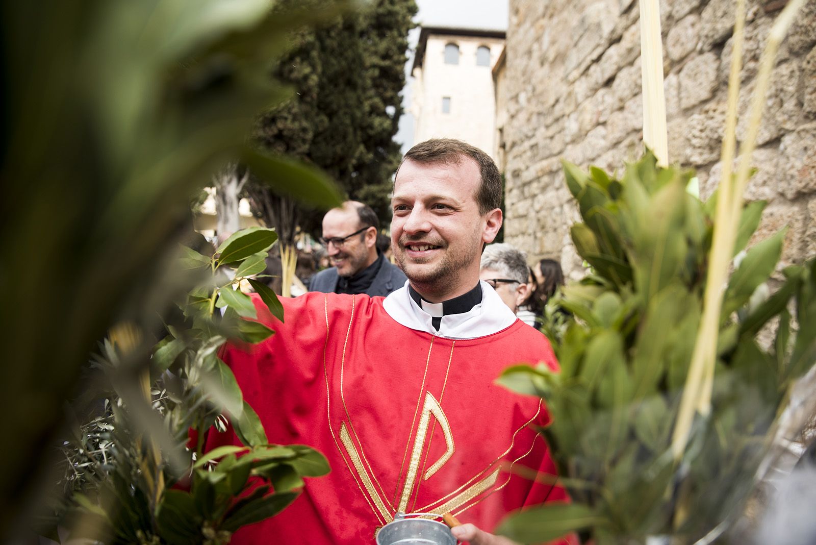 Benedicció de Diumenge de Rams. FOTO: Bernat Millet.
