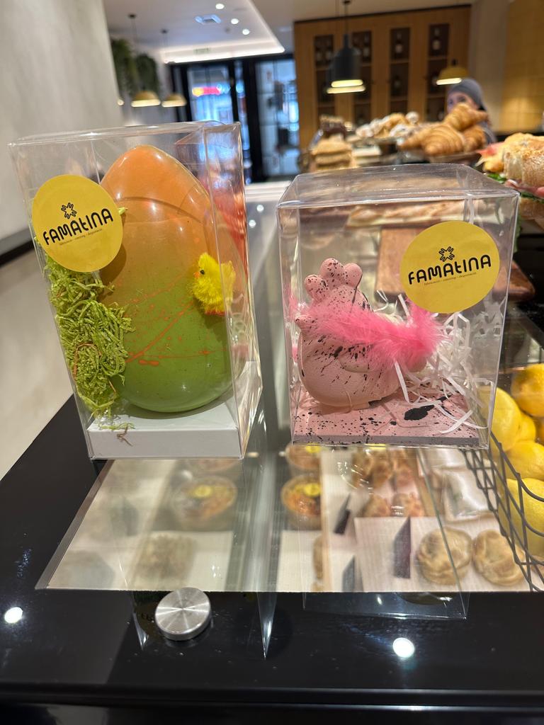 Ous de xocolata de Pasqua de la pastisseria Famatina FOTO: TOT