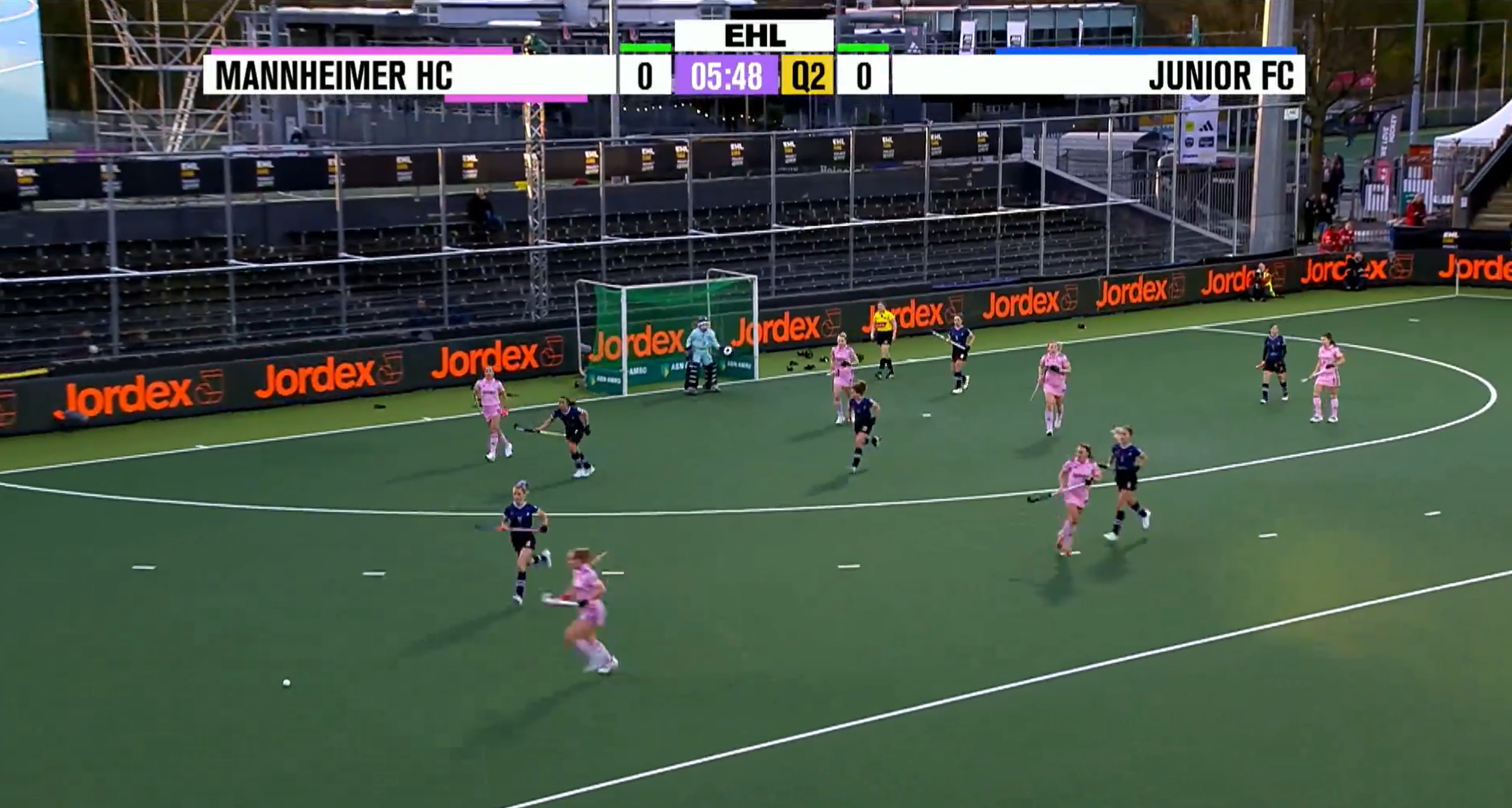 Imatge del partit entre ambdós conjunts FOTO: EHL