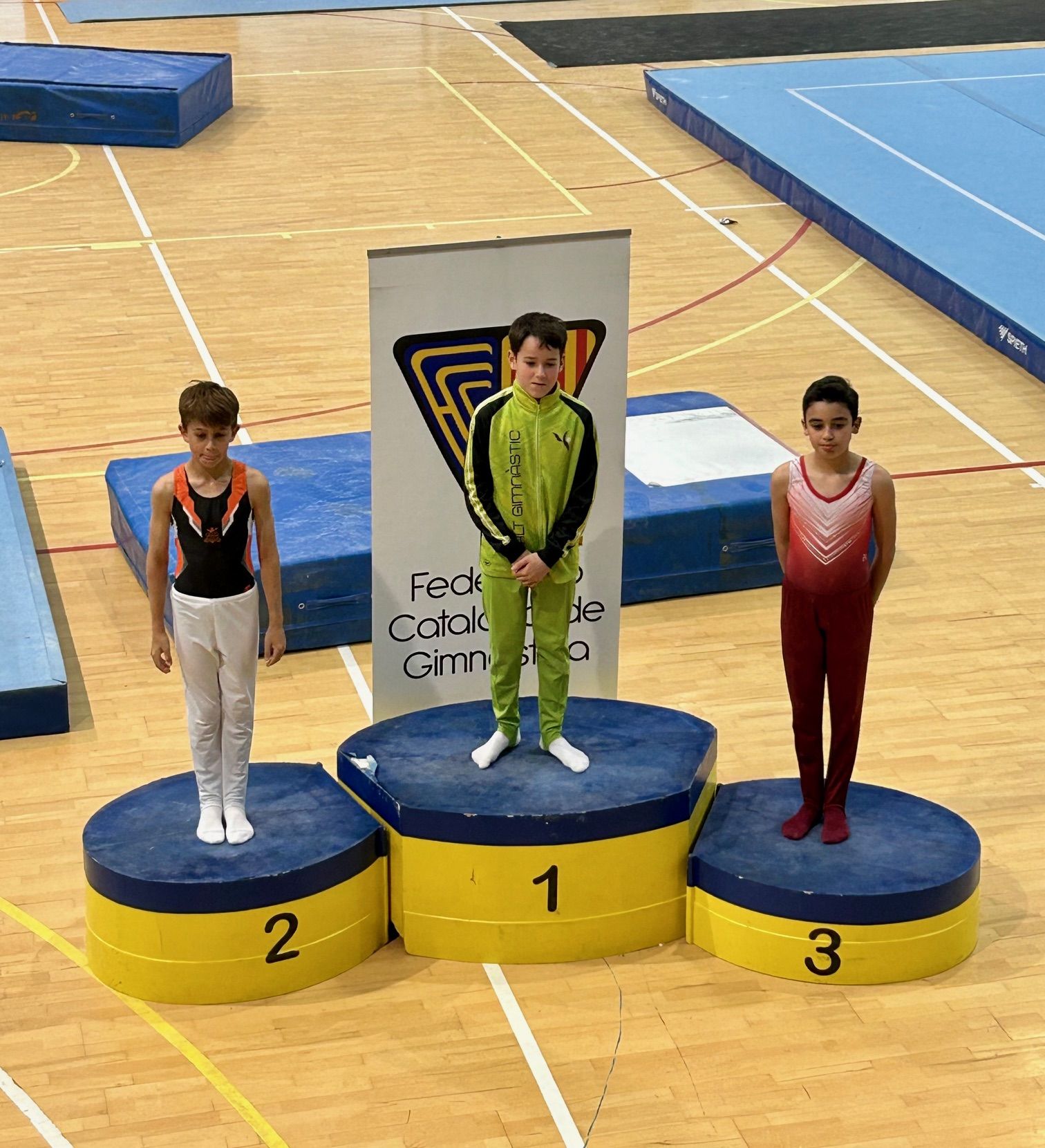 El santcugatenc Oriol Jiménez puja al podi a la Copa Catalana Base de gimnàstica artística