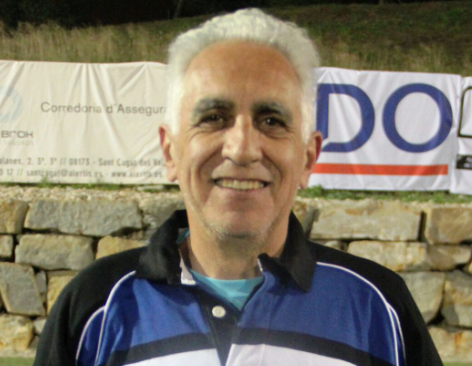 Carles Pla, exdirectiu del Rugby Sant Cugat i jugador de l'equip de veterans XV Matusalem. FOTO: Cedida