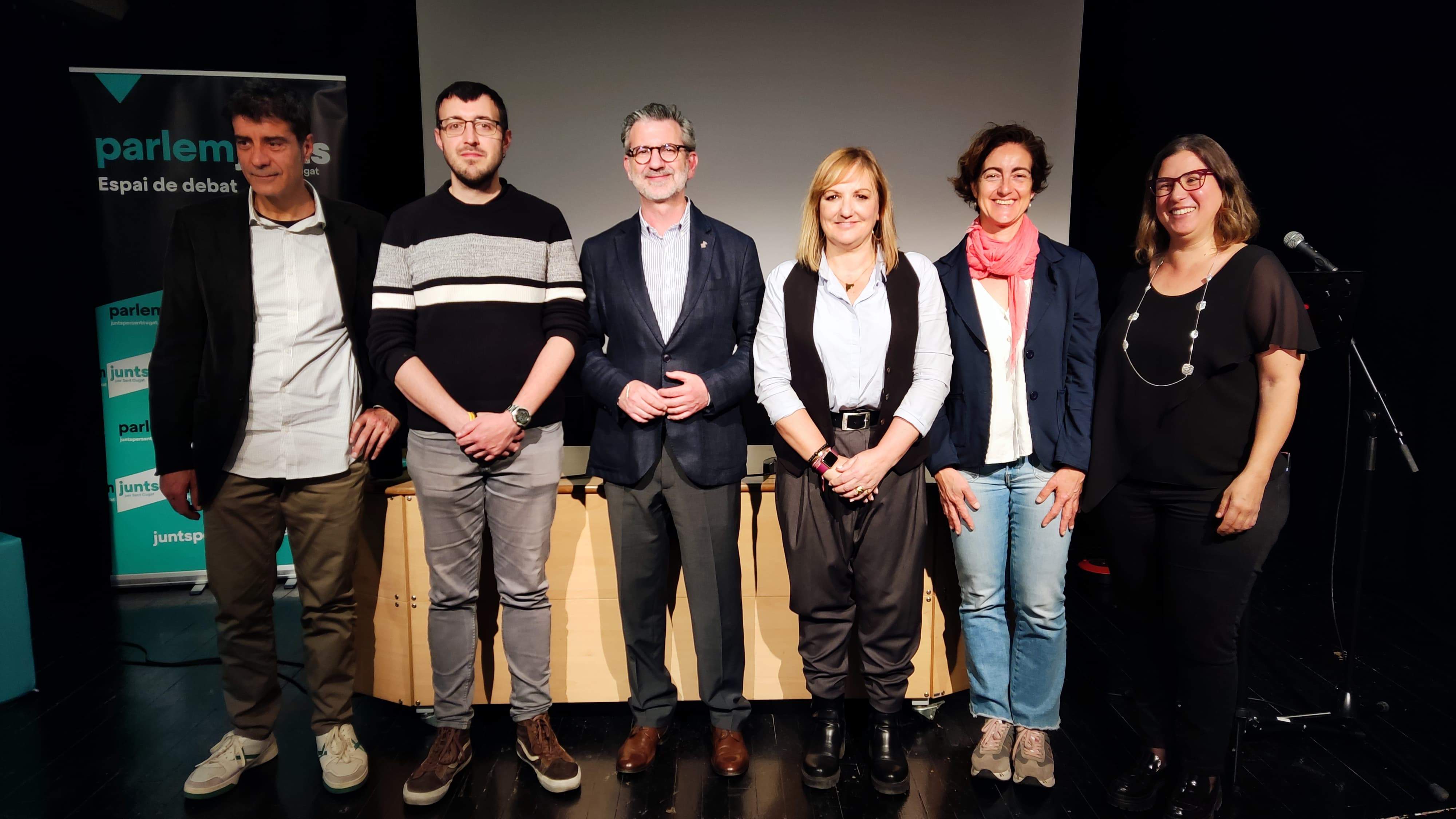 Francesc Ten, Eloi Planas, Josep Maria Vallès, Núria Fernàndez, Núria Escamilla i Marta Canas FOTO: TOT Sant Cugat