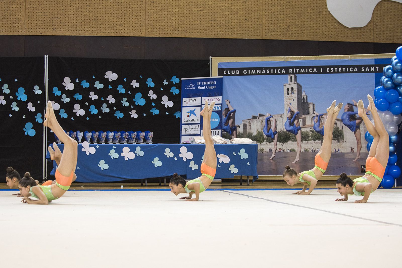 4a Edició del Trofeu Club Gimnàstica Rítmica i Estètica Sant Cugat. FOTO: Bernat Millet.