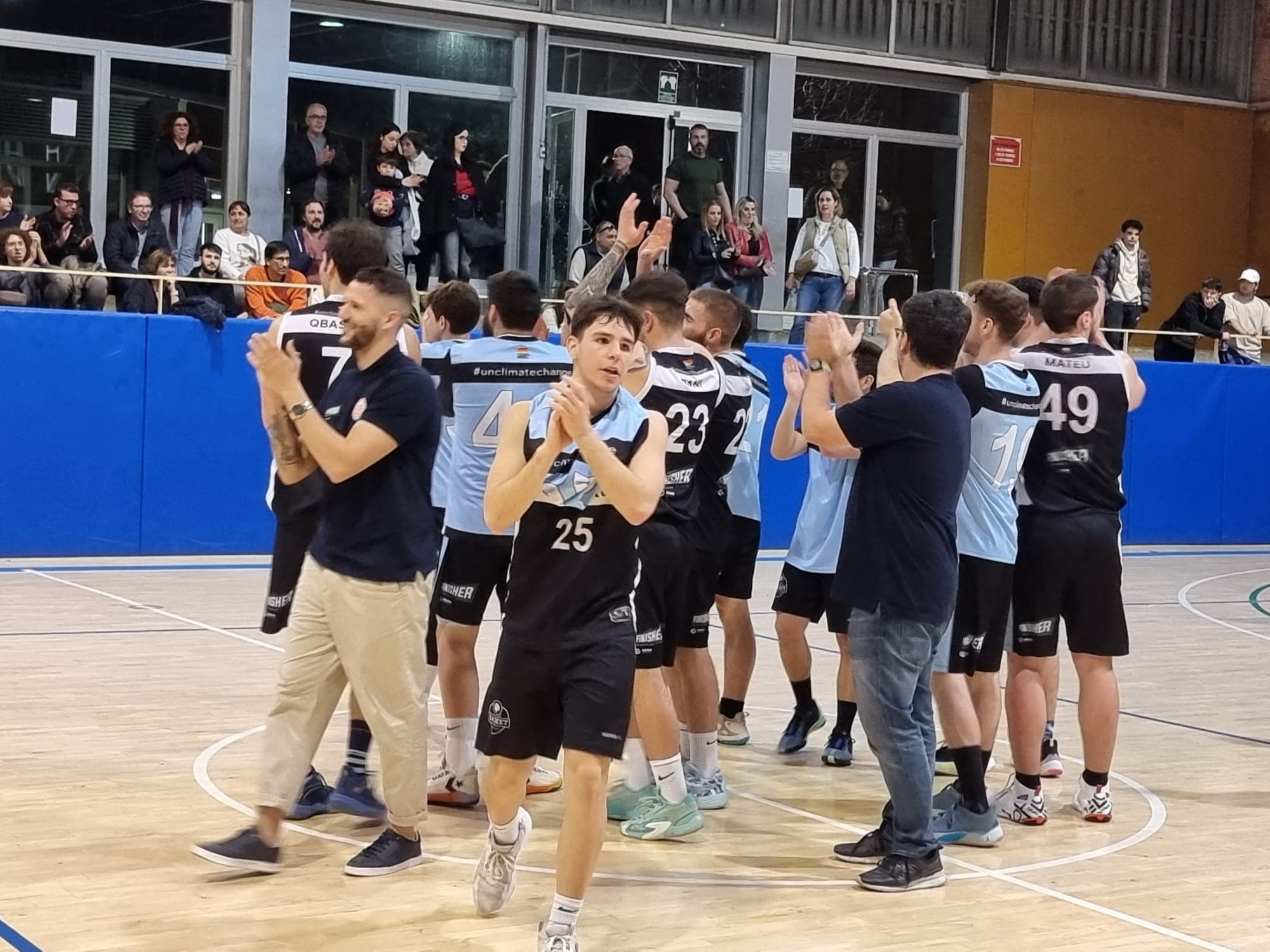 El Qbasket Sant Cugat encadena la seva 2a victòria i pensa en la salvació. FOTO: Cedida
