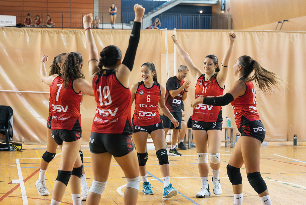 L'equip infantil del Voleibol Sant Cugat vol ser en el Campionat d'Espanya. FOTO: Cedida