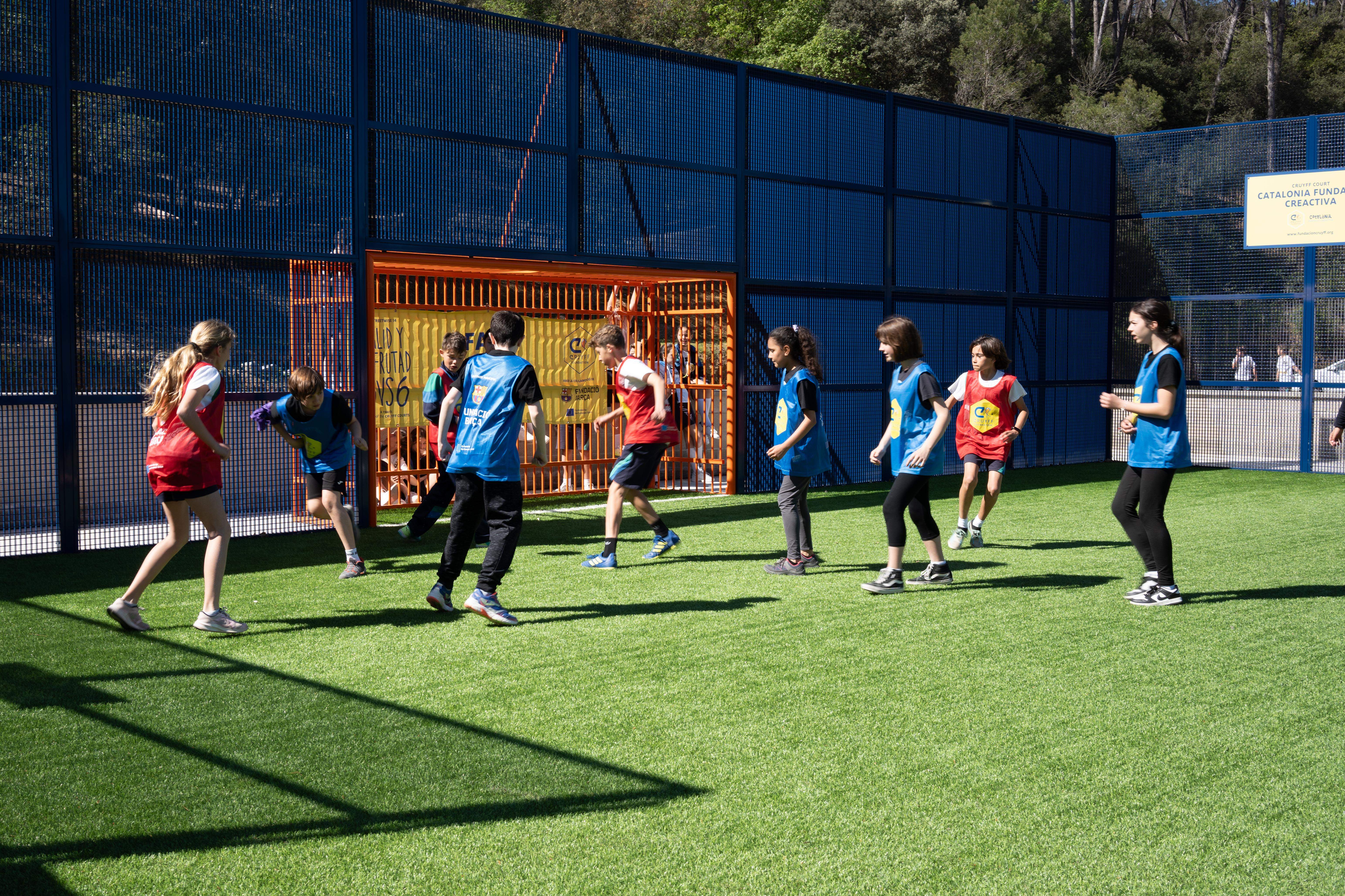 Torneig Cruyff Court a Catalònia Fundació Creativa. FOTO: Carme de Olazábal