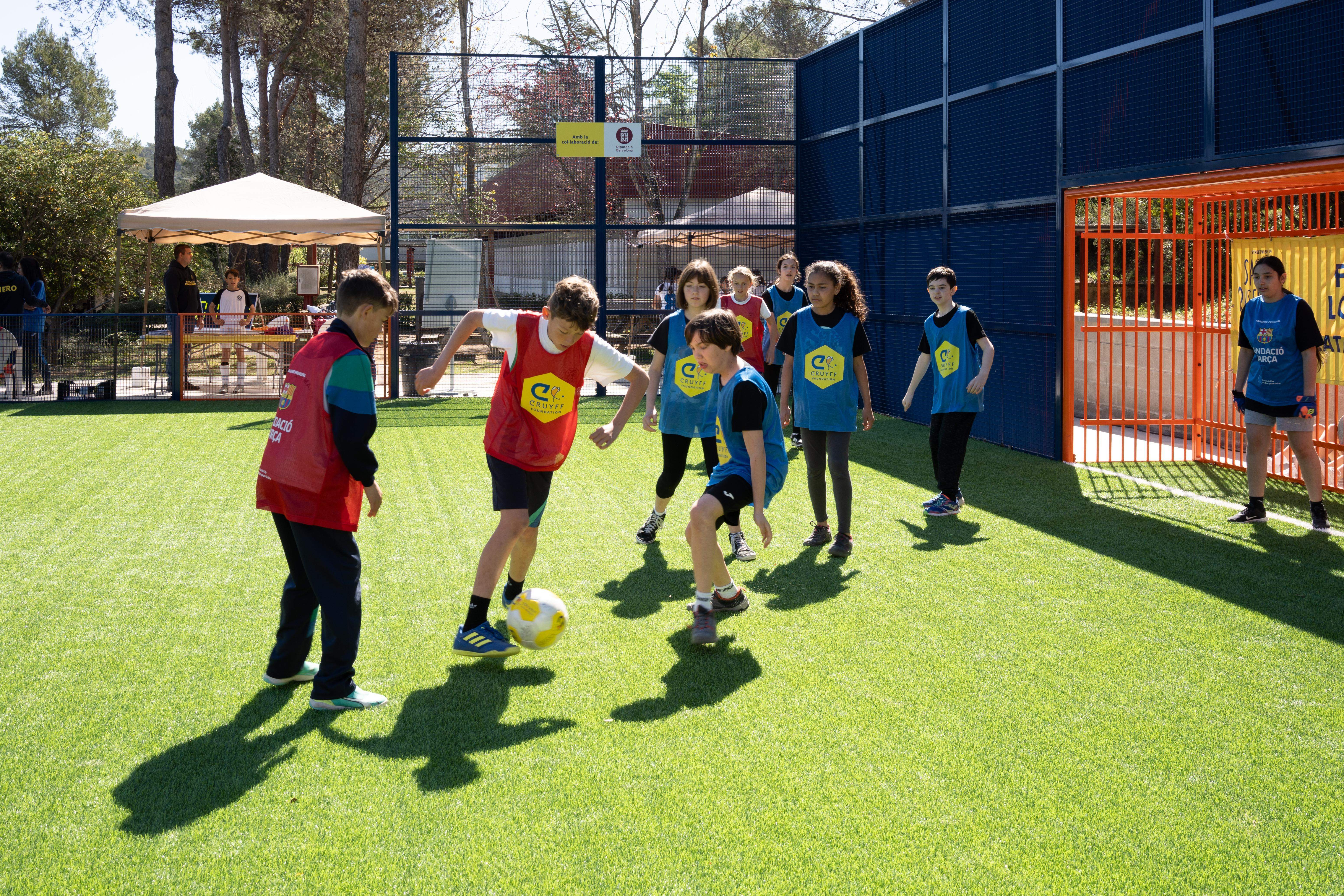 Torneig Cruyff Court a Catalònia Fundació Creativa. FOTO: Carme de Olazábal