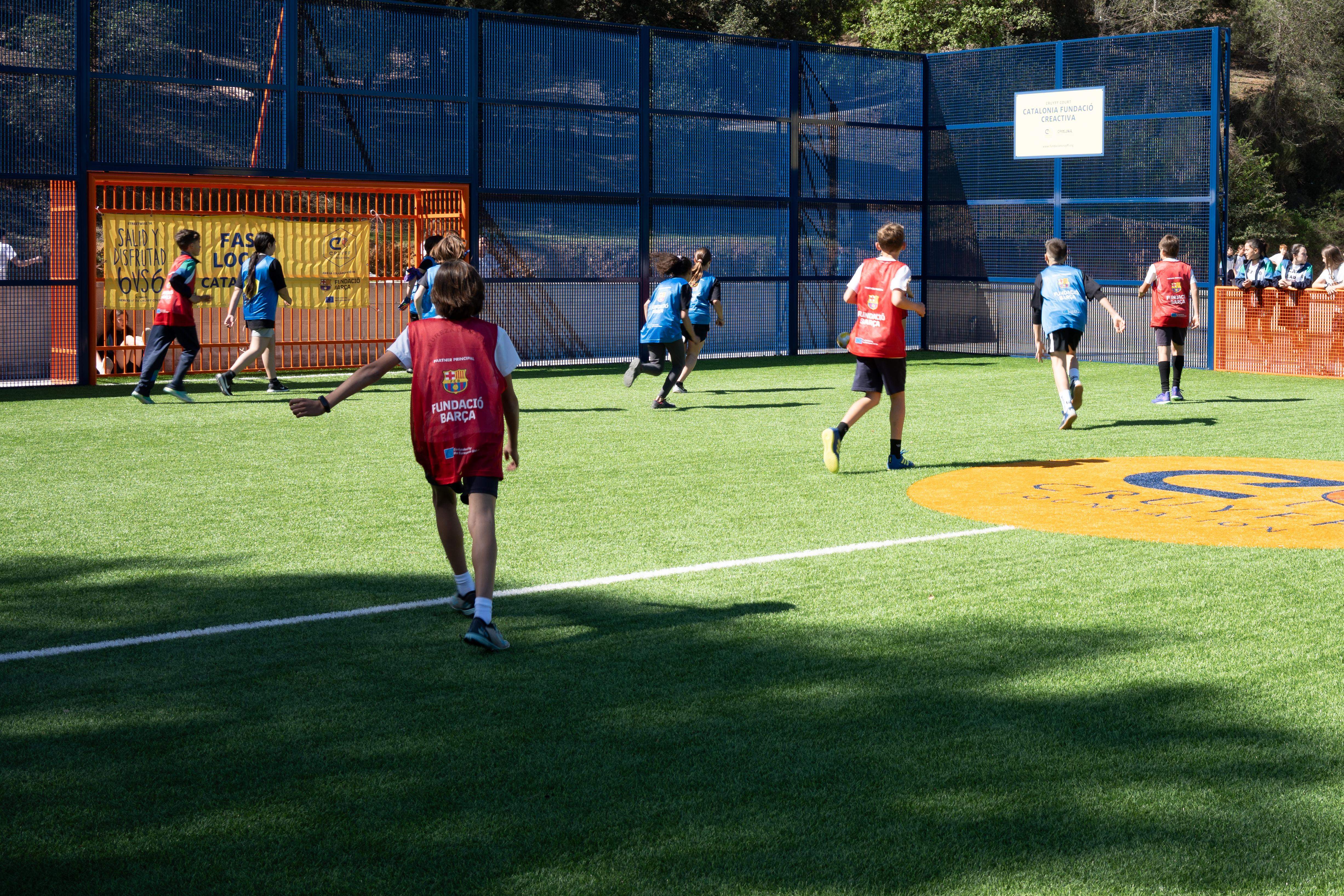 Torneig Cruyff Court a Catalònia Fundació Creativa. FOTO: Carme de Olazábal