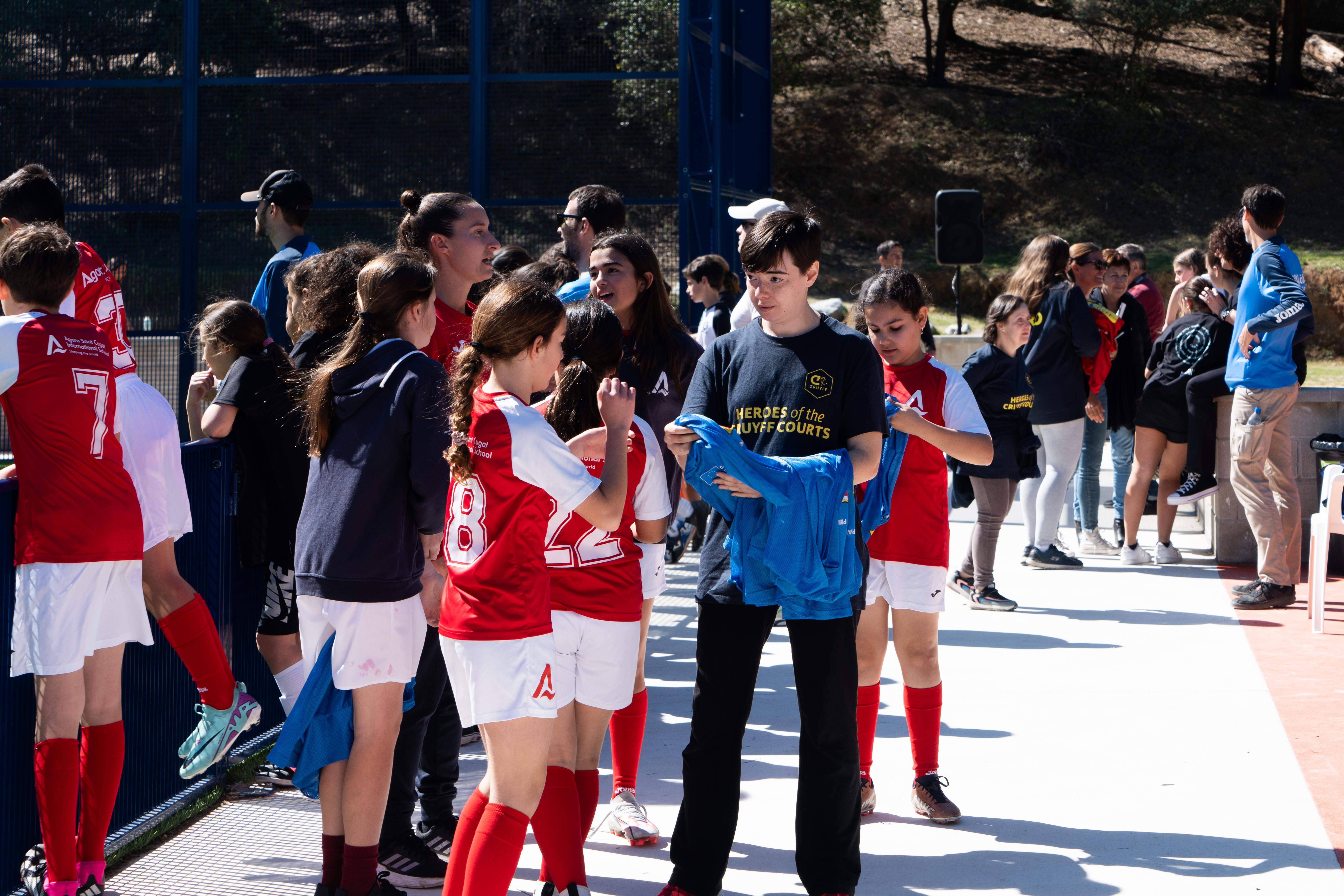 Torneig Cruyff Court a Catalònia Fundació Creativa.  FOTO: Carme de Olazábal
