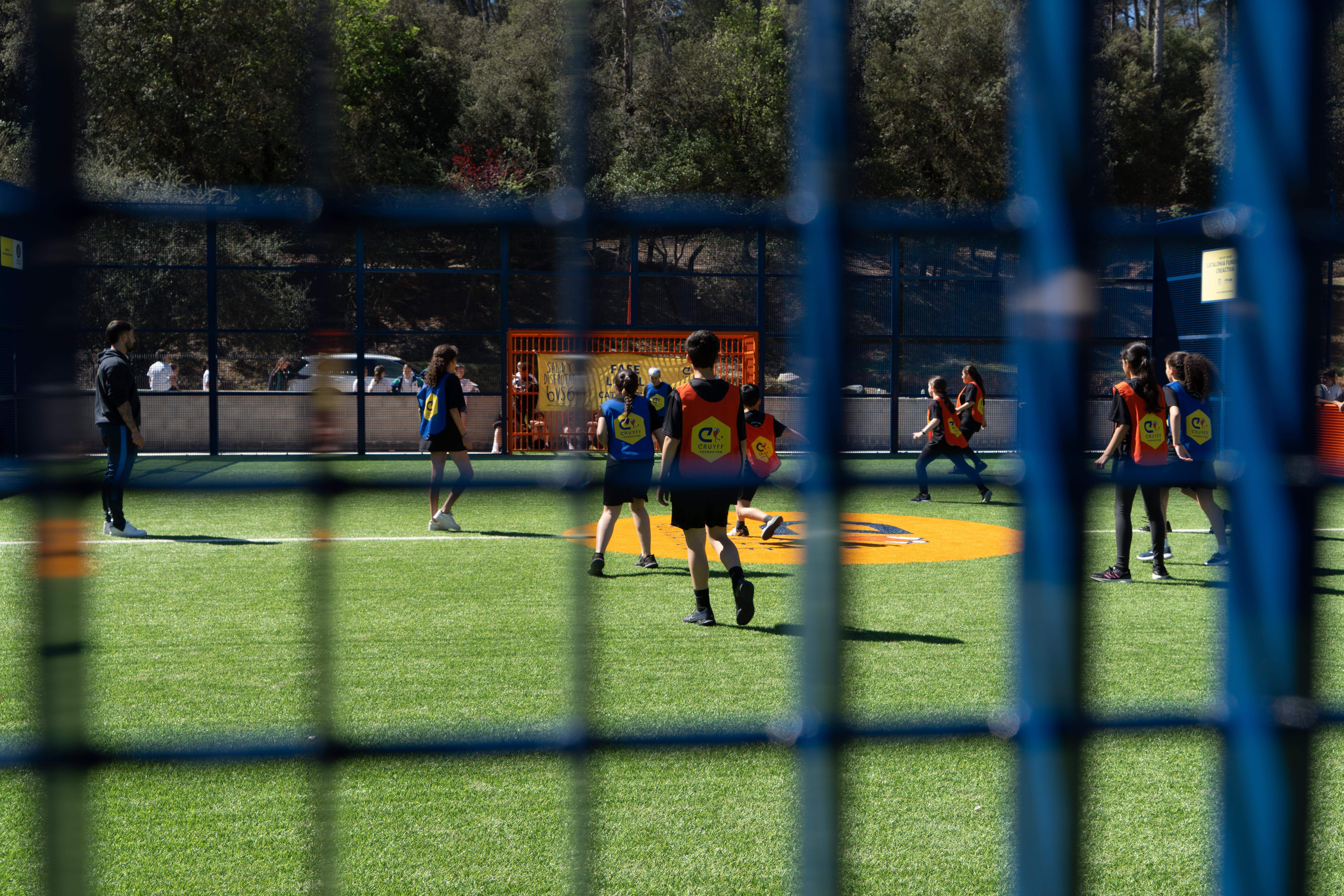 Torneig Cruyff Court a Catalònia Fundació Creativa.  FOTO: Carme de Olazábal