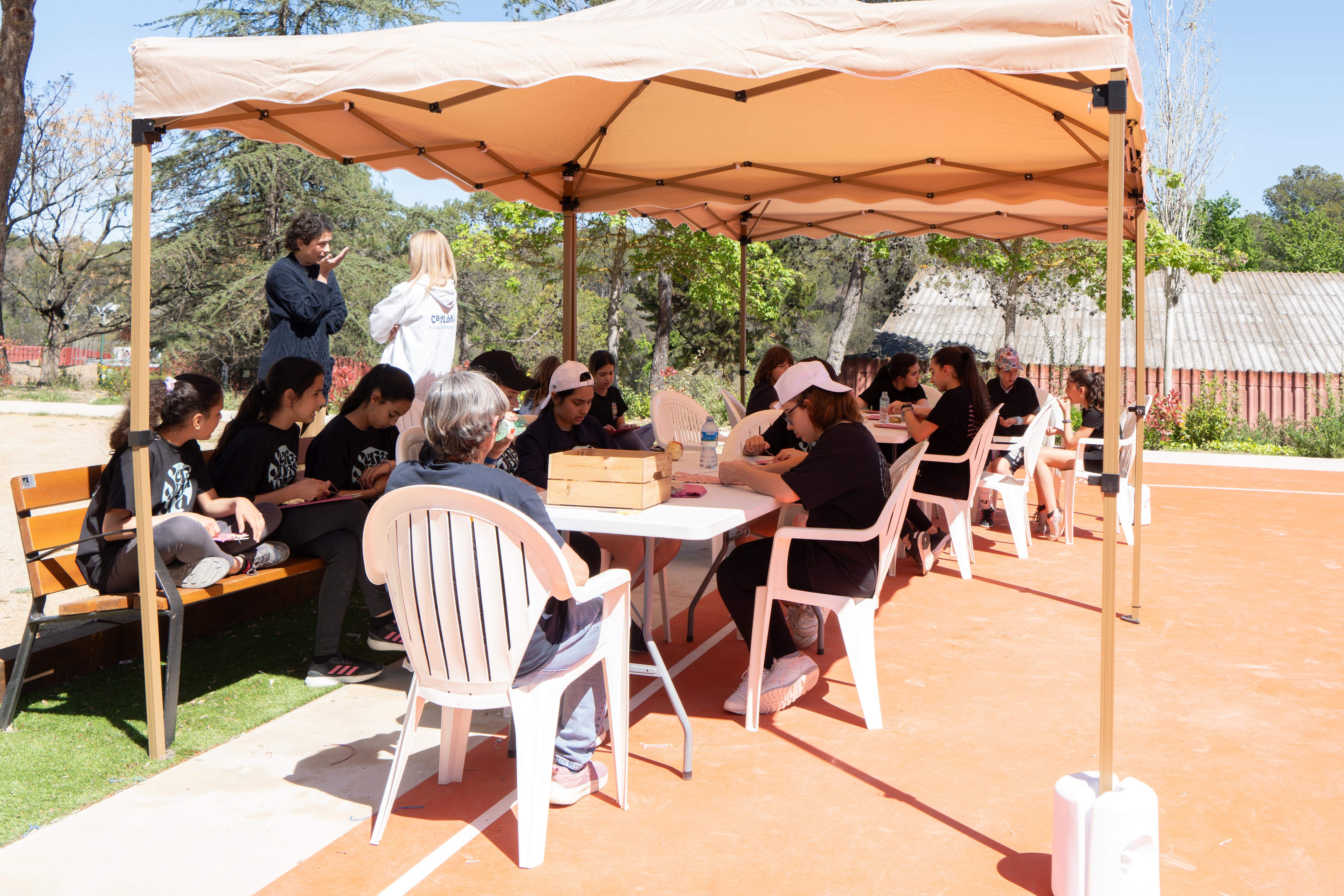 Torneig Cruyff Court a Catalònia Fundació Creativa.  FOTO: Carme de Olazábal