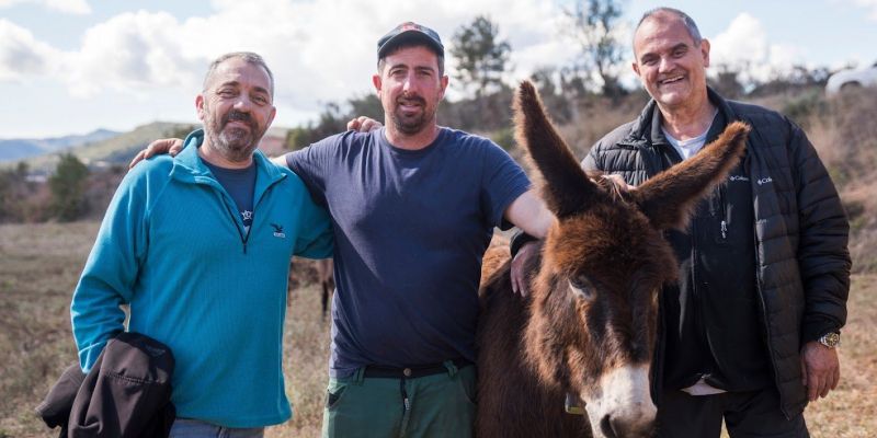 Els pagesos de Can Domènech FOTO: Bernat Millet (TOT Sant Cugat)