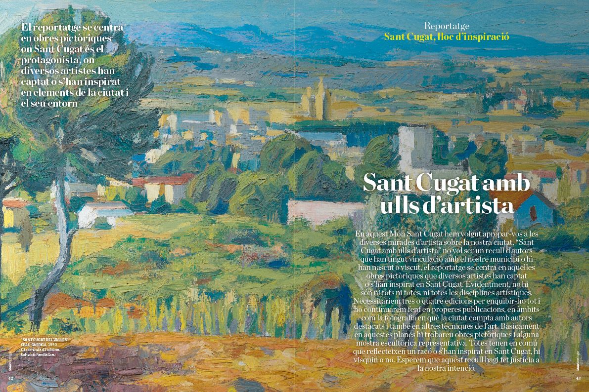 El Món Sant Cugat et descobreix Sant Cugat amb ulls d'artista