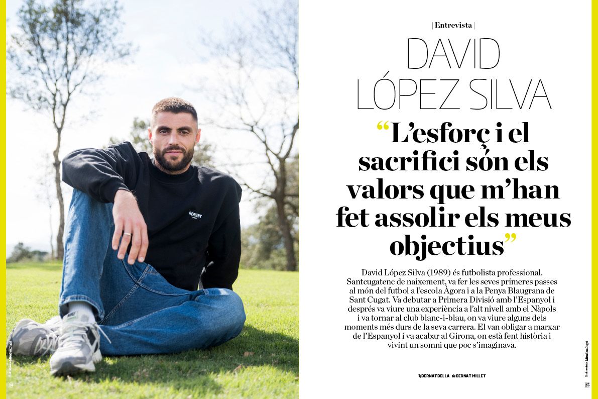 Entrevista en profunditat al jugador del Girona FC, David López