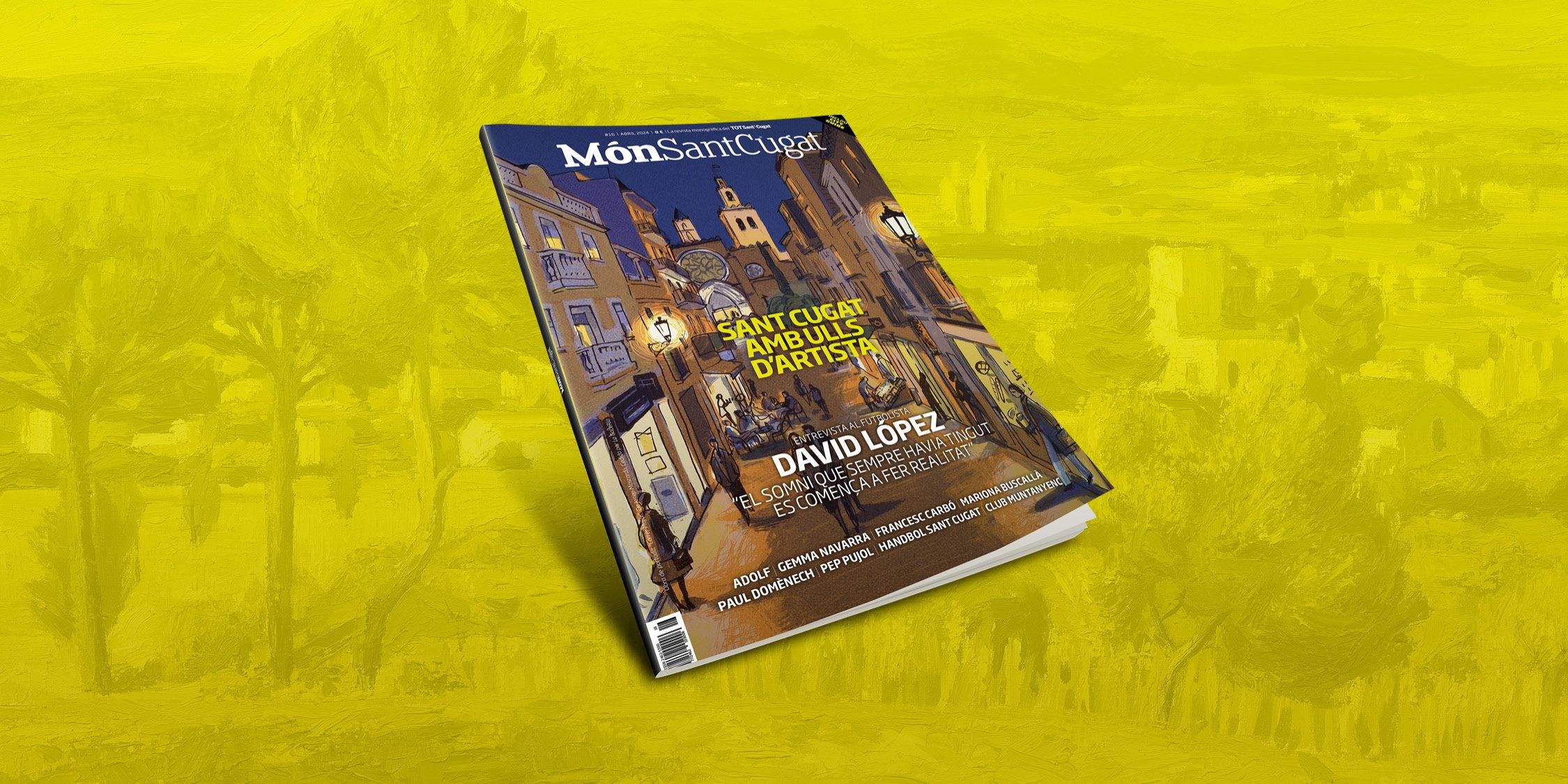 Portada de la setzena edició del Món Sant Cugat, dedicat a l'art