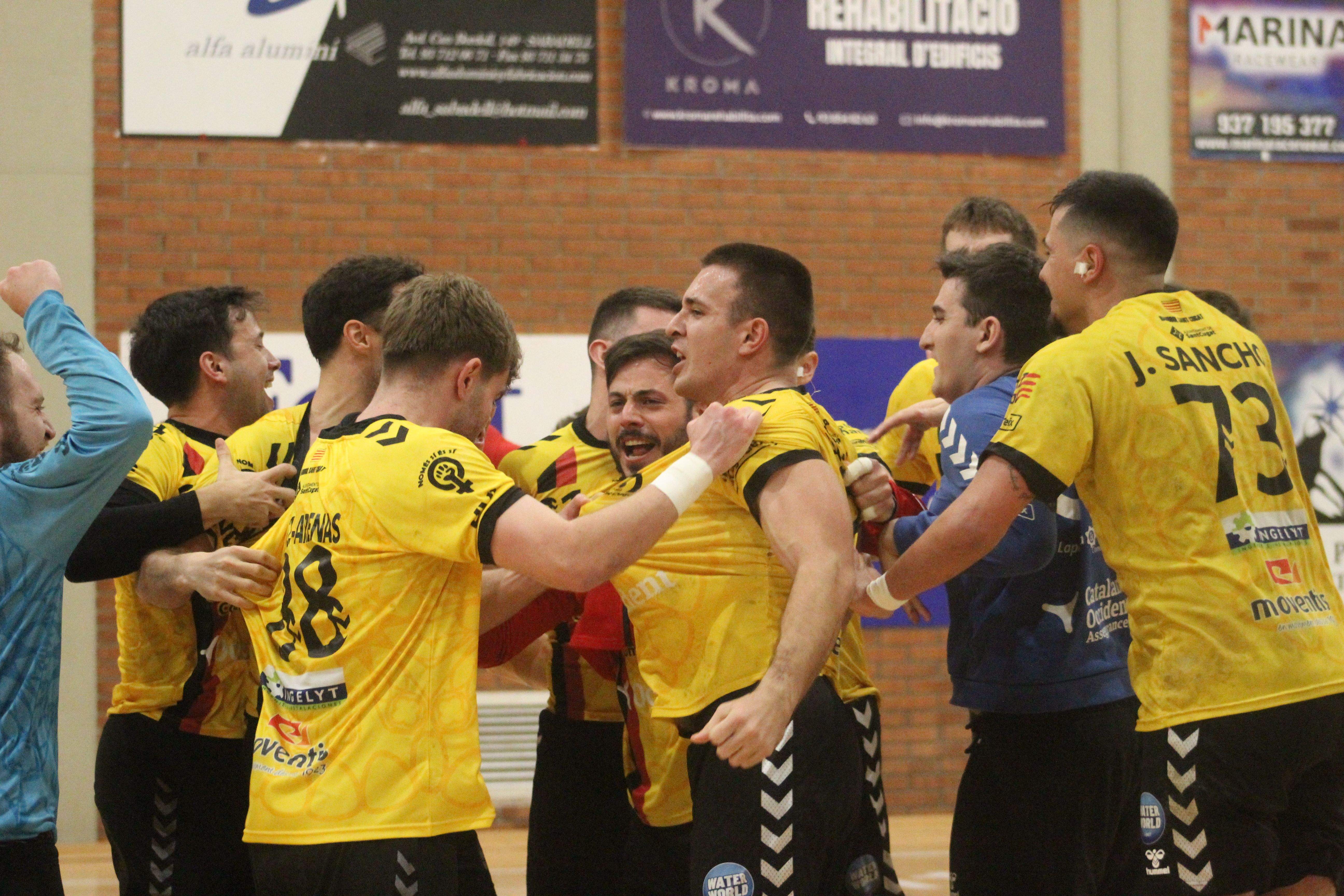 El Club Handbol Sant Cugat suma 14 victòries en el darrers 15 partits jugats. FOTO: Cedida