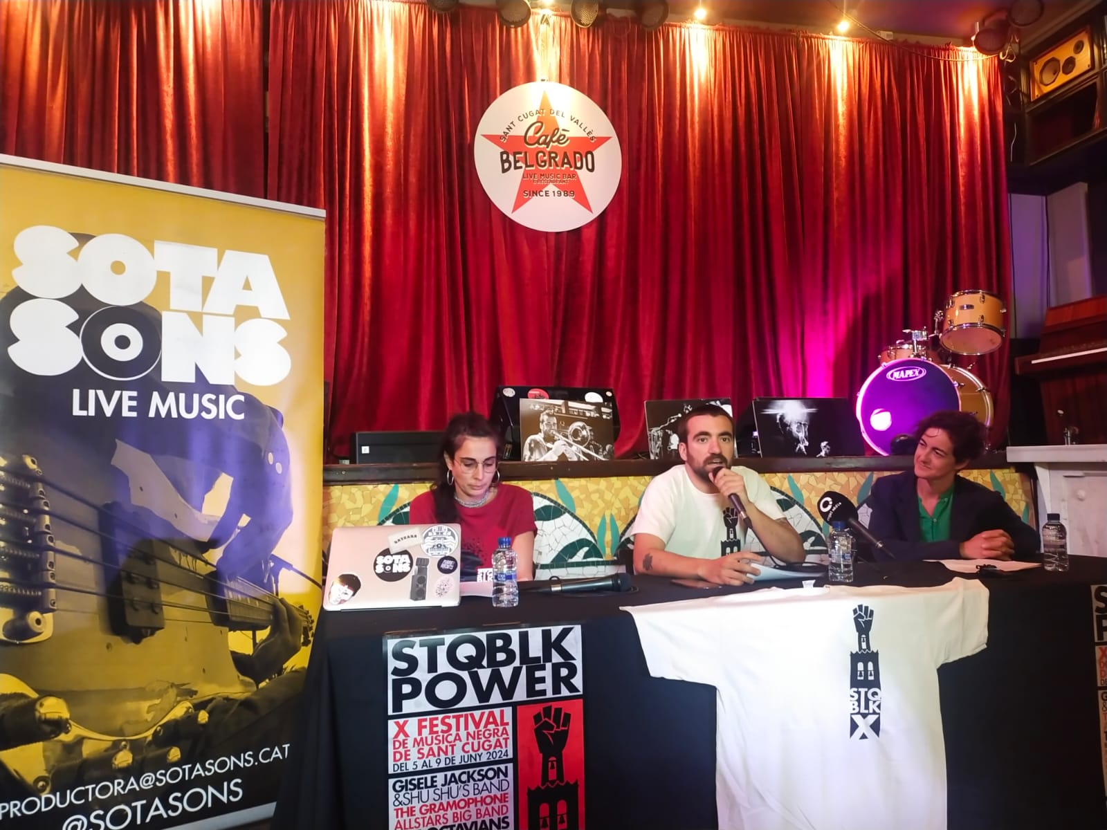 Presentació del festival StQBlack, amb la presència de la regidora de Cultura, Núria Escamilla. FOTO: TOT