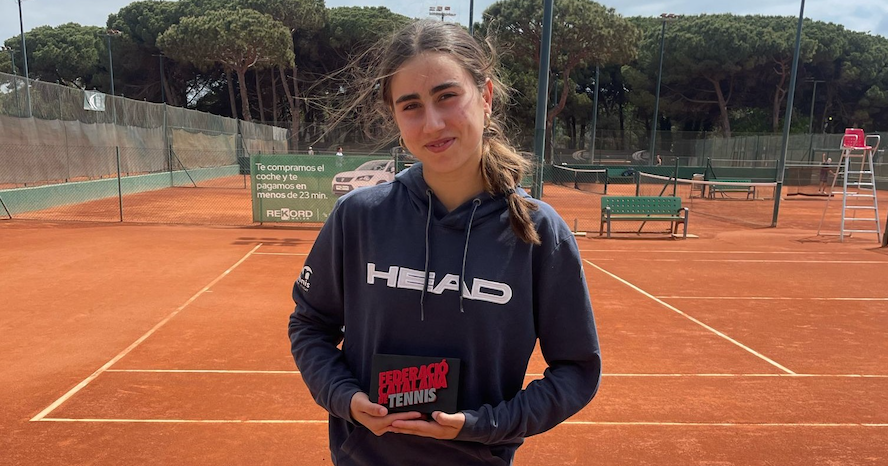 Marta Ferrer (CTN Sant Cugat), finalitza en la 2a posició en el Campionat de Catalunya. FOTO: Cedida