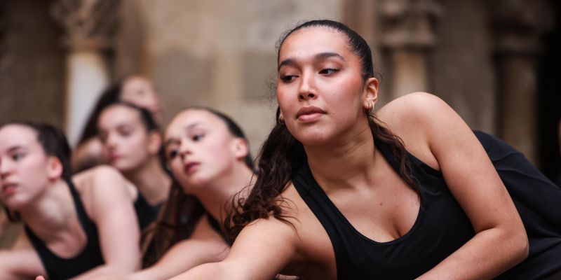 Actuació de la Secció de Gimnàstica Rítmica del Muntanyenc. Foto: TOT Sant Cugat