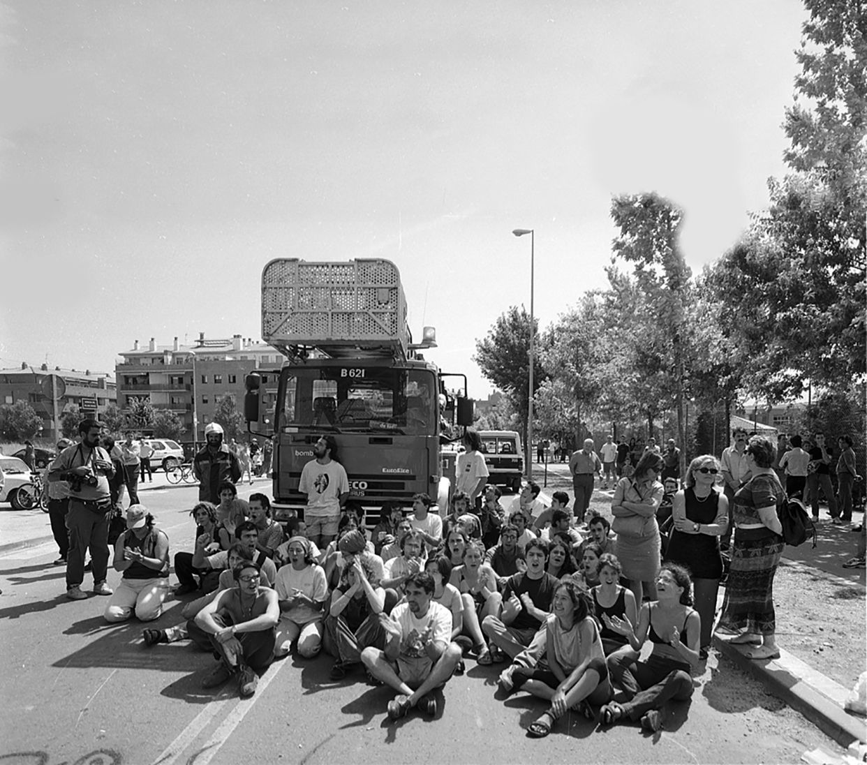 25 anys de l'okupació de la Masia de Torreblanca FOTO: Arxiu