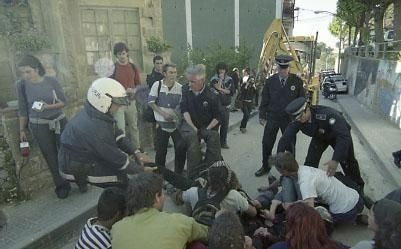 25 anys de l'okupació de la Masia de Torreblanca FOTO: Arxiu