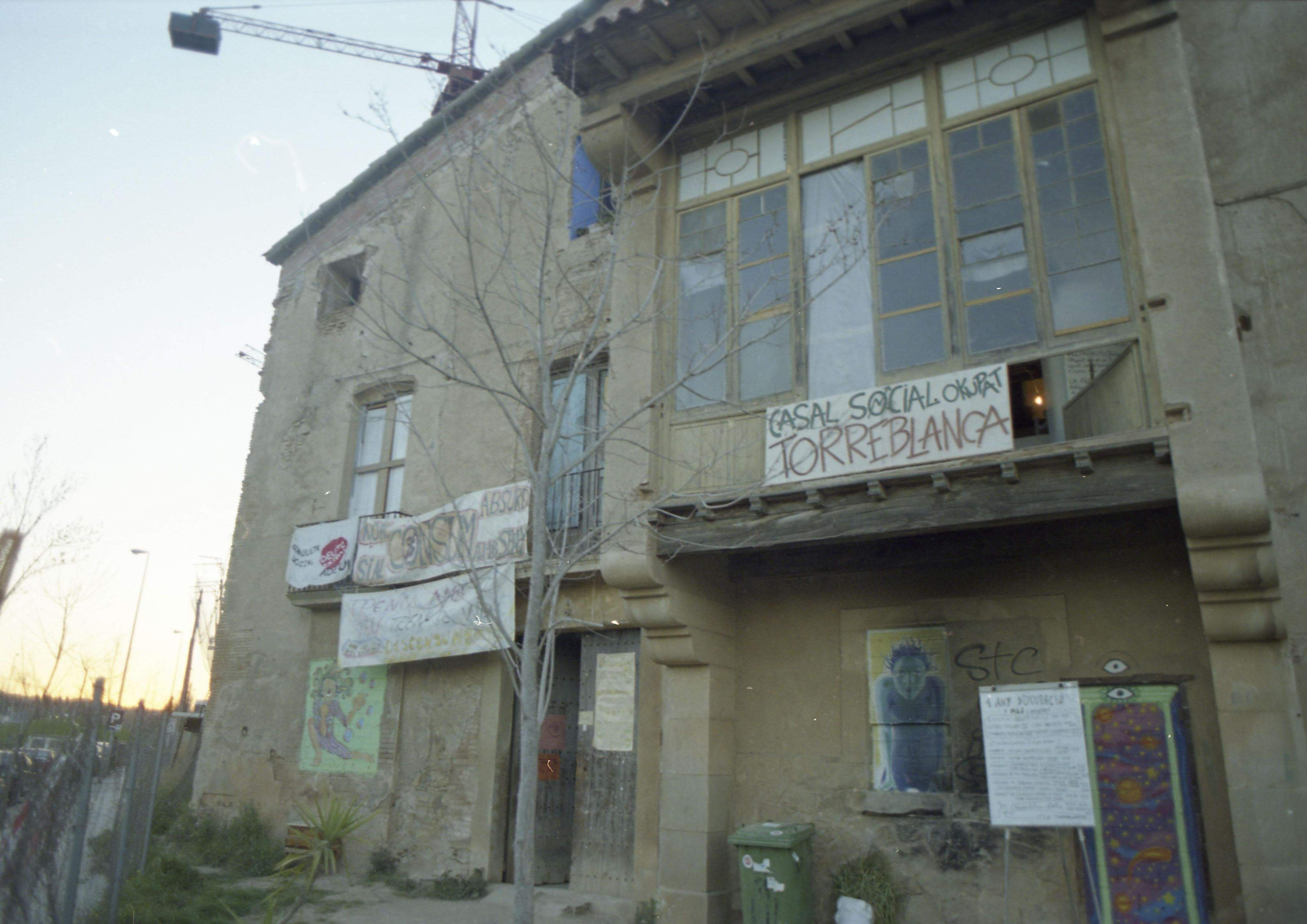 25 anys de l'okupació de la Masia de Torreblanca FOTO: Arxiu