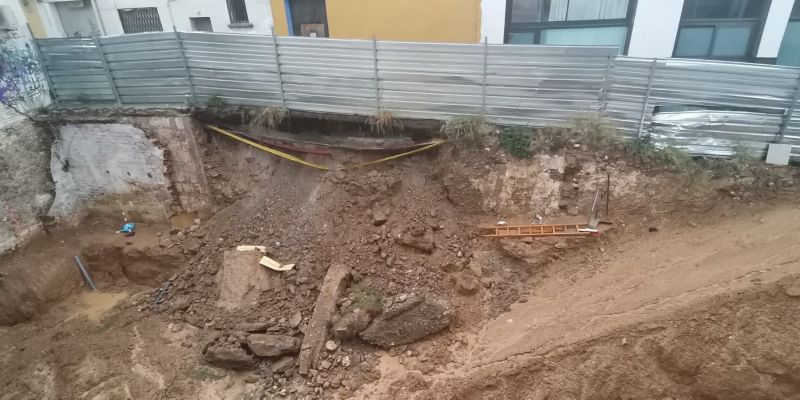 L'esvoranc al carrer dels Marges FOTO: Maria Elias i Navarro