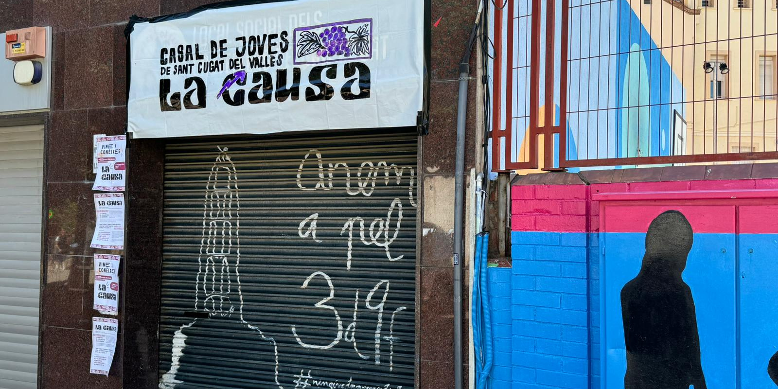 El local ocupat FOTO: TOT Sant Cugat