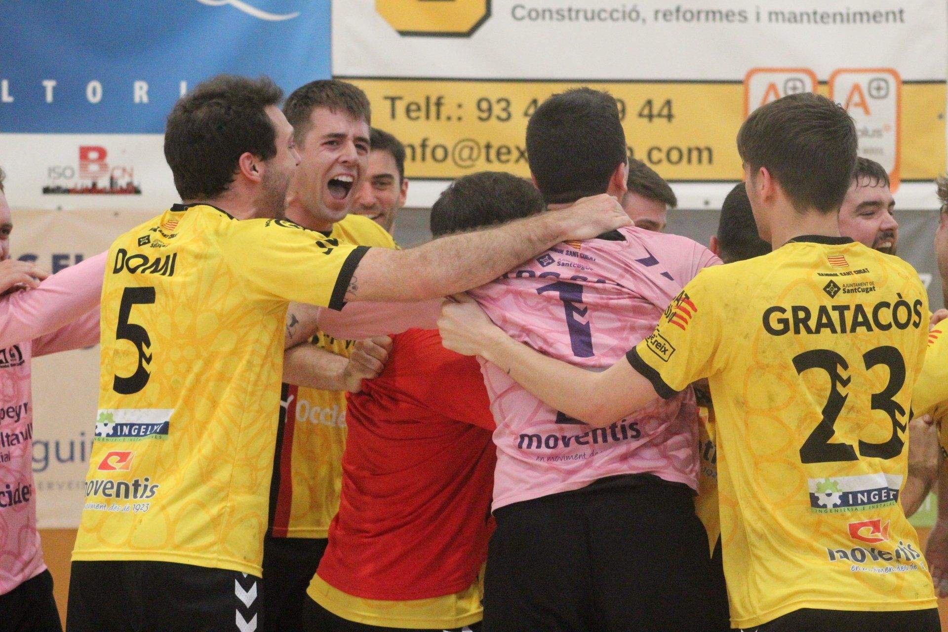 L'Handbol Sant Cugat es proclama campió del lliga. Foto: Nielo Ballart