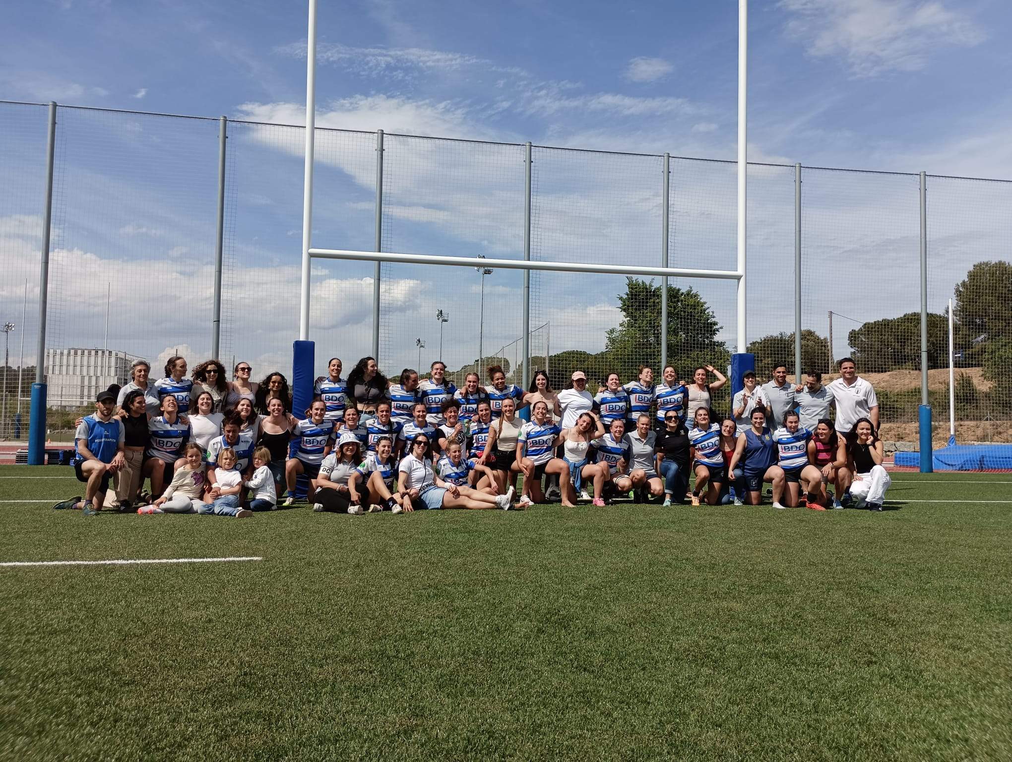 Les jugadores del Rugby Sant Cugat volen seguir fent història. Foto: Dani Esclusa