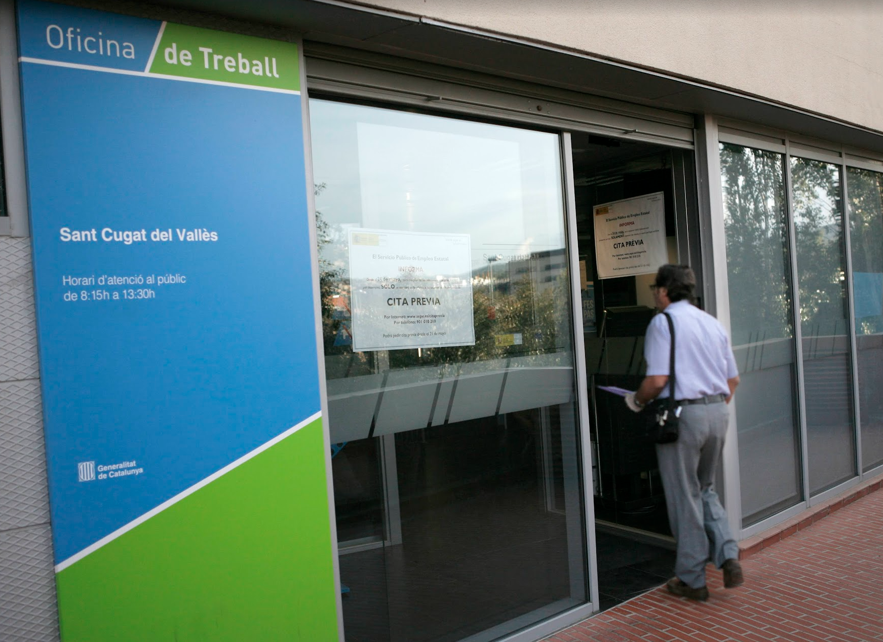 L'Oficina del Treball de Sant Cugat FOTO: Arxiu
