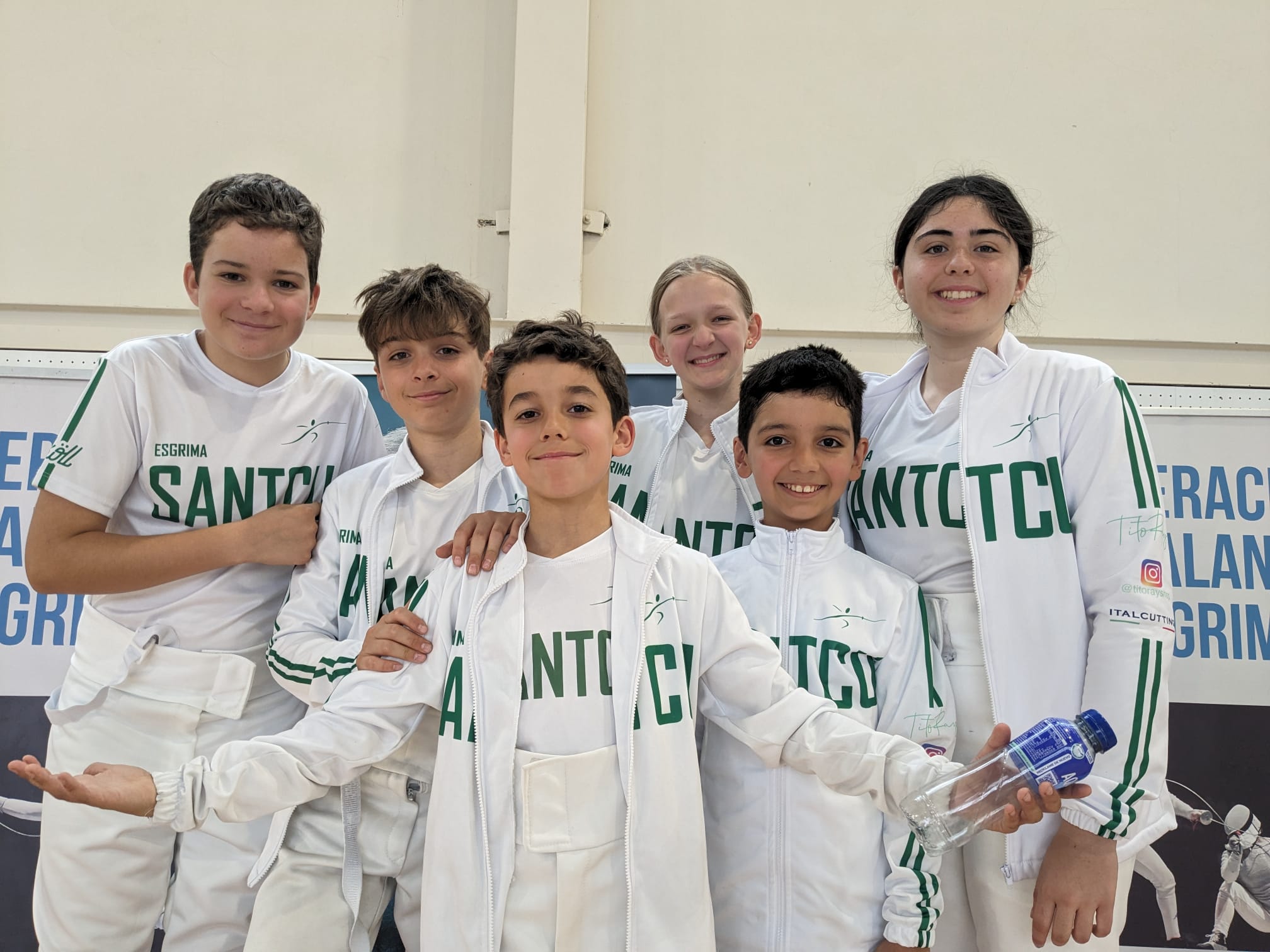 L'Esgrima Sant Cugat va obtenir un or i 4 bronzes en el Campionat de Catalunya. FOTO: Cedida