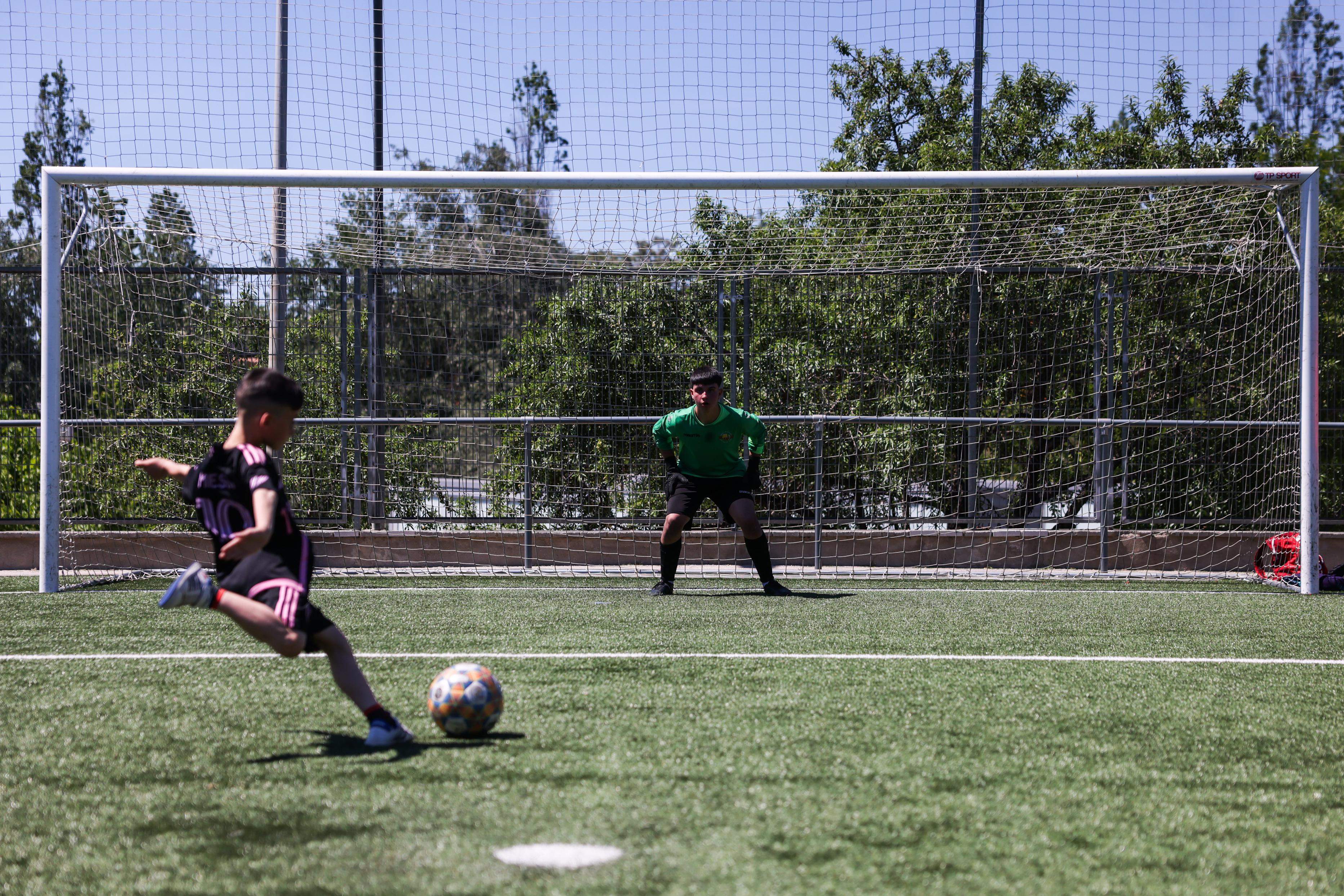 Una edició anterior de la iniciativa Marca li un Gol al Alzheimer!. Foto: Cedida