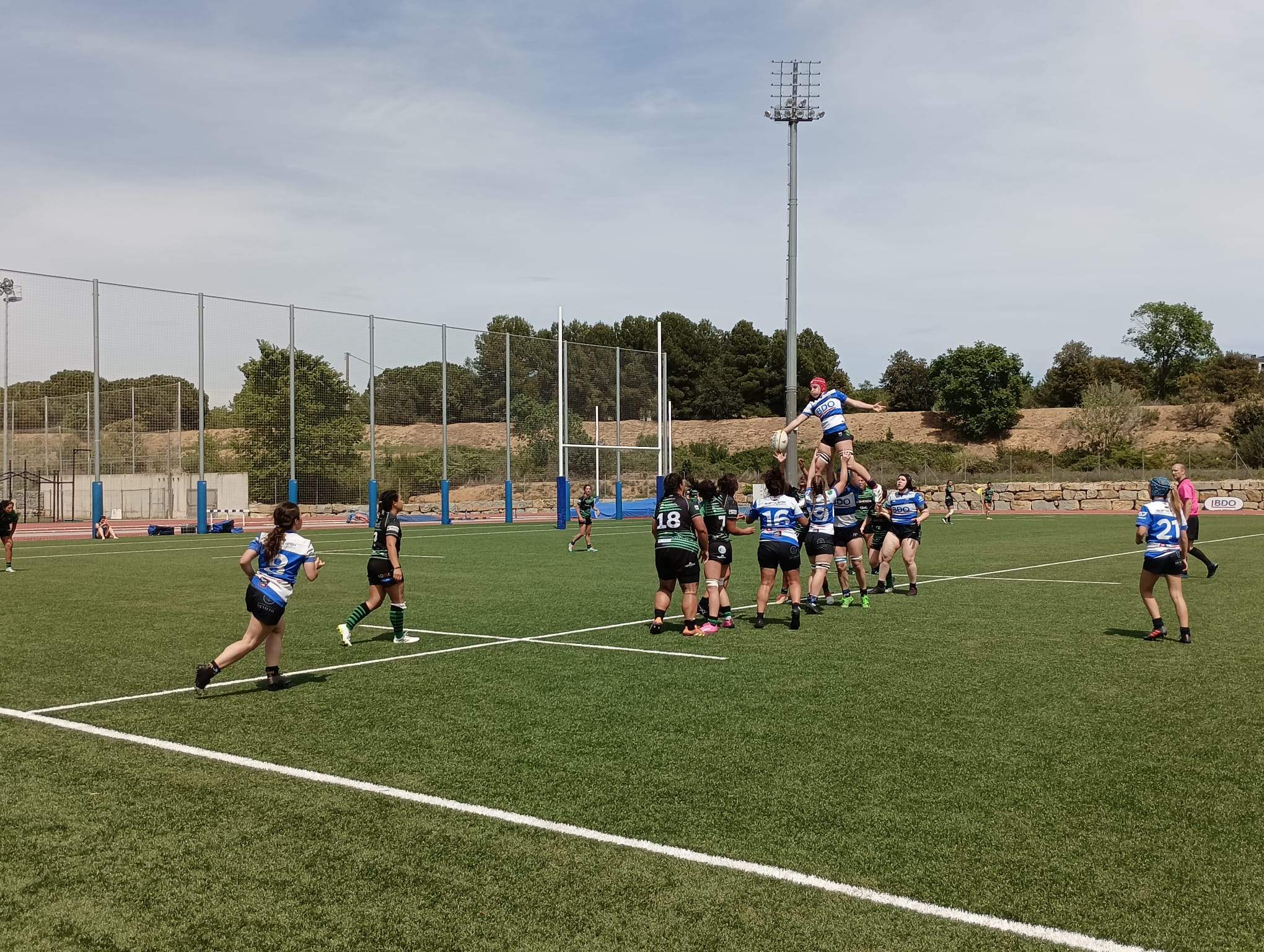 El Rugby Sant Cugat perd i s'acomiada de les opcions per aconseguir el títol de la Lliga Iberdrola. Foto: Dani Esclusa