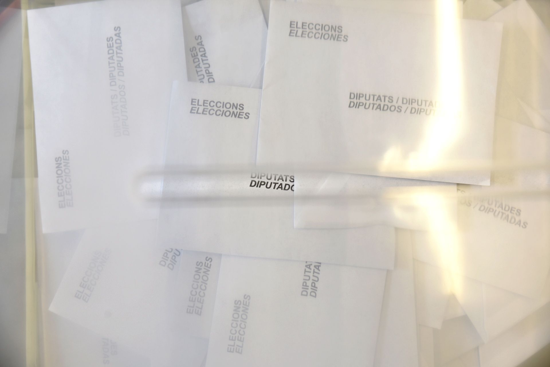 Seu electoral Teatre La Unió. FOTO: Bernat Millet.