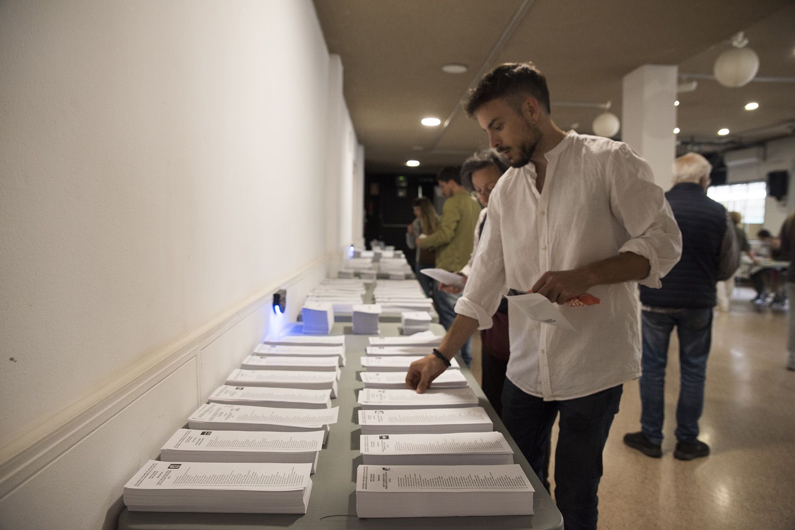 Seu electoral Casa de Cultura. FOTO: Bernat Millet.